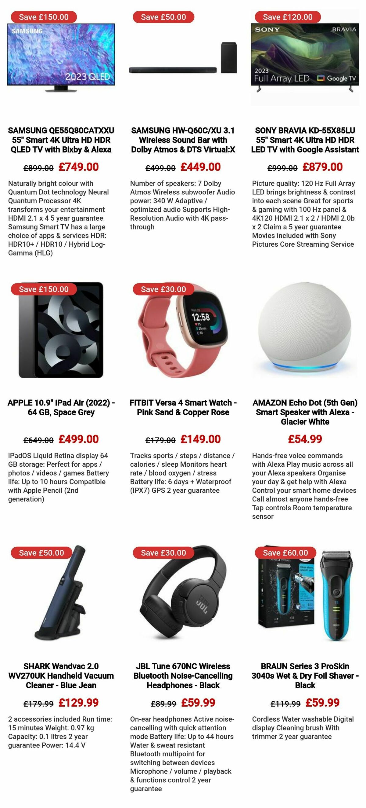 Currys Offers from 6 June