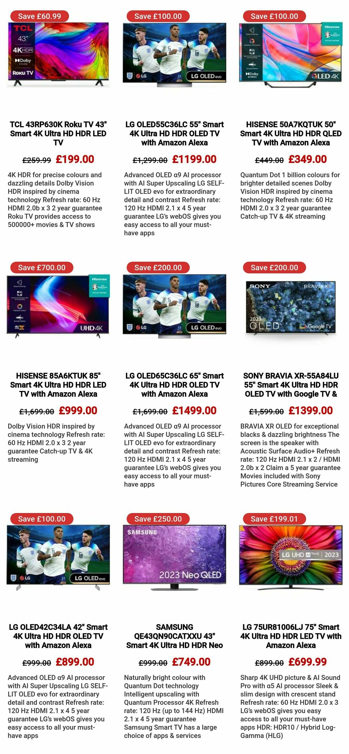 Currys Offers from 6 June