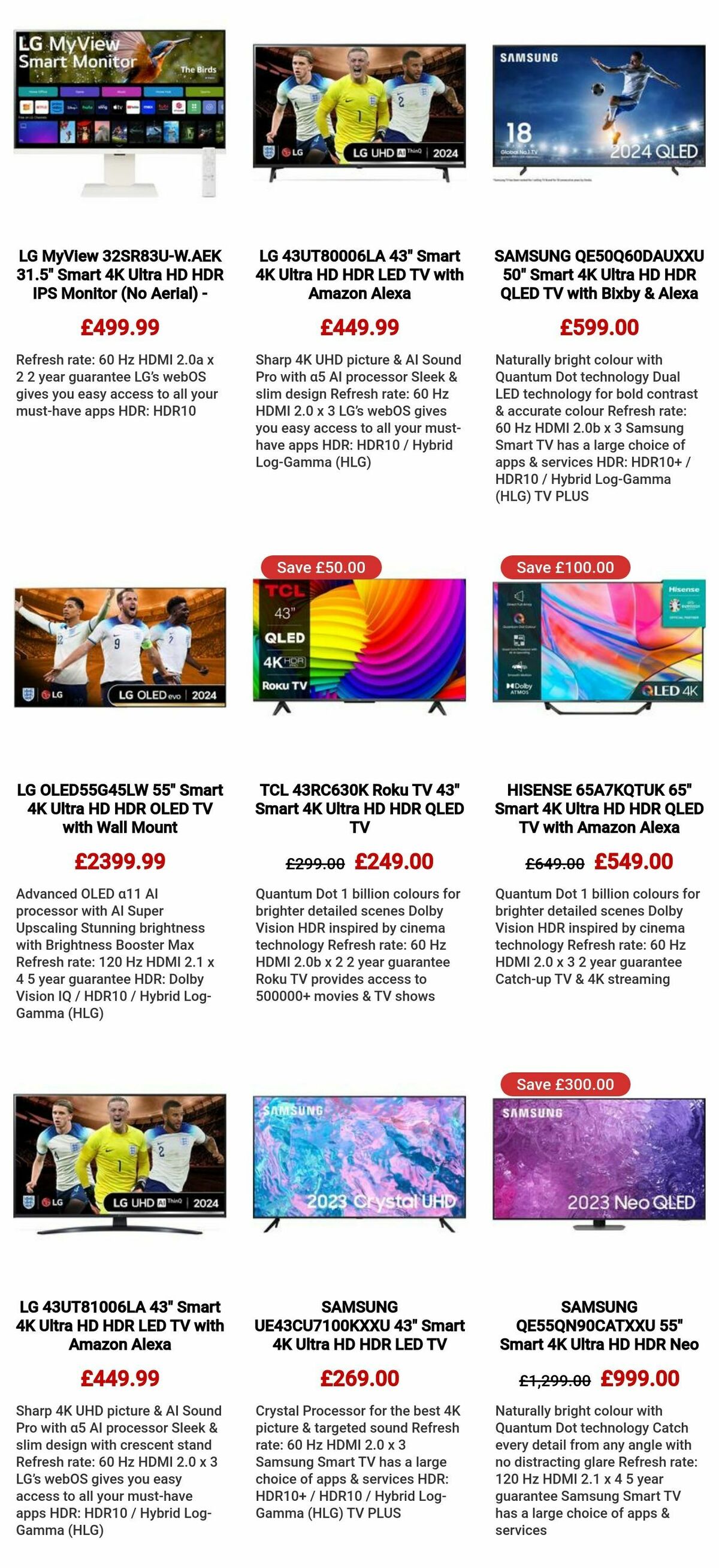 Currys Offers from 6 June