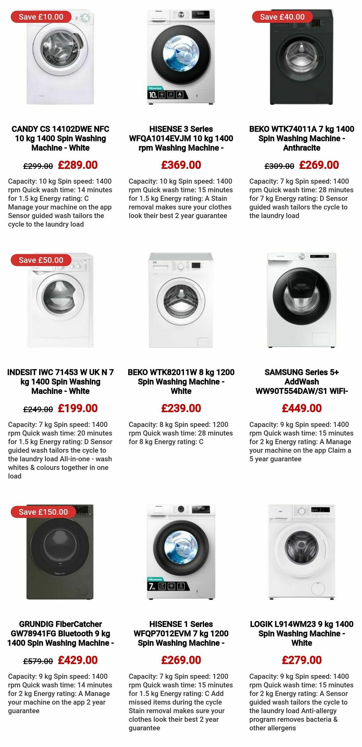 Currys Offers from 6 June