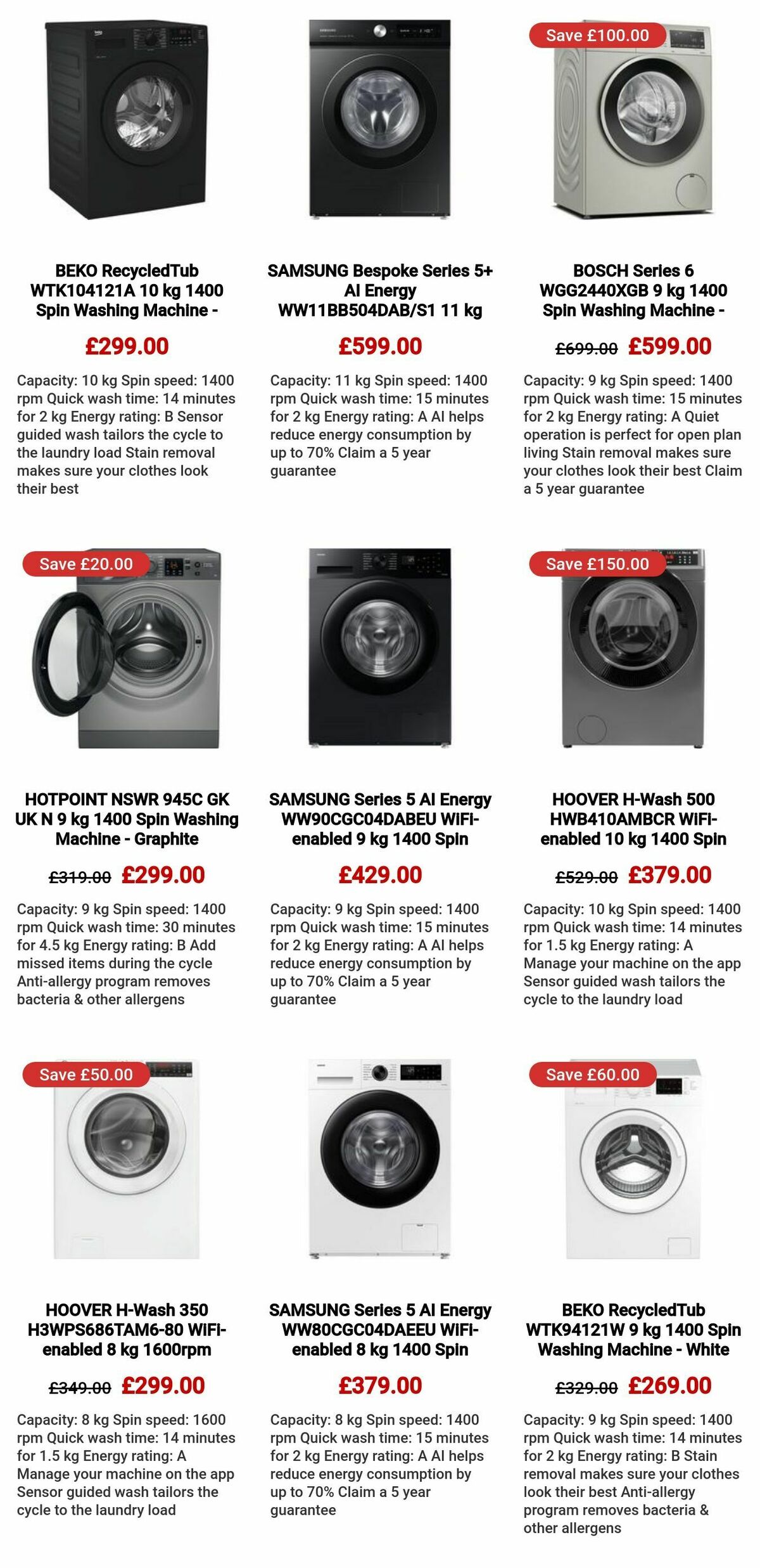 Currys Offers from 6 June