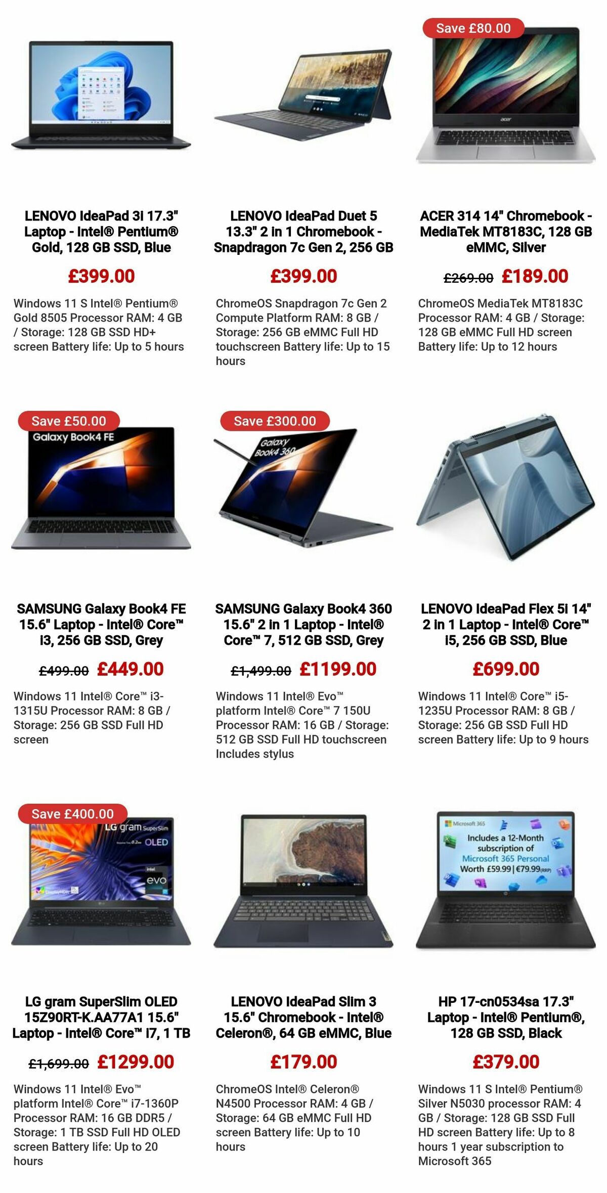 Currys Offers from 6 June