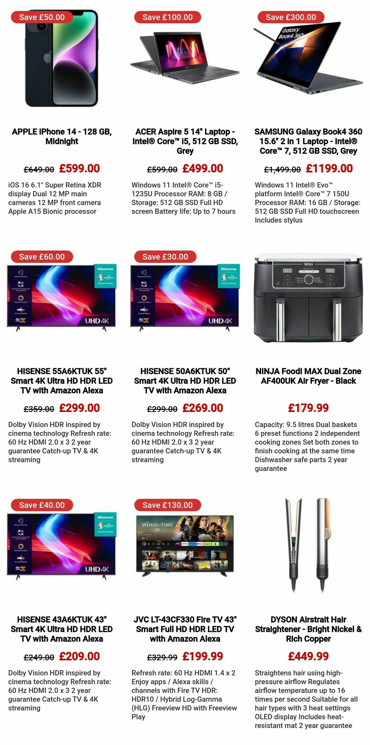 Currys Offers from 6 June