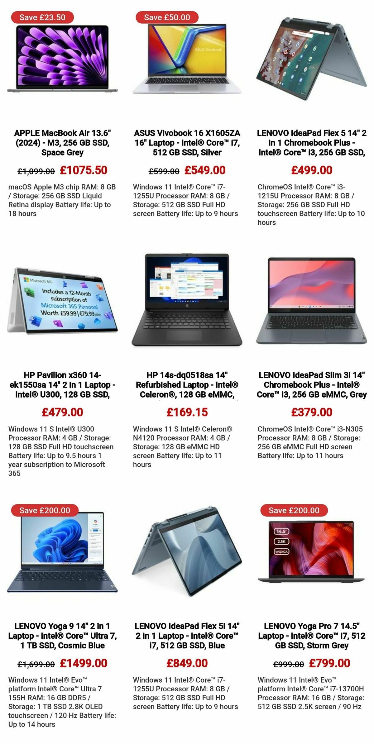 Currys Offers from 6 June