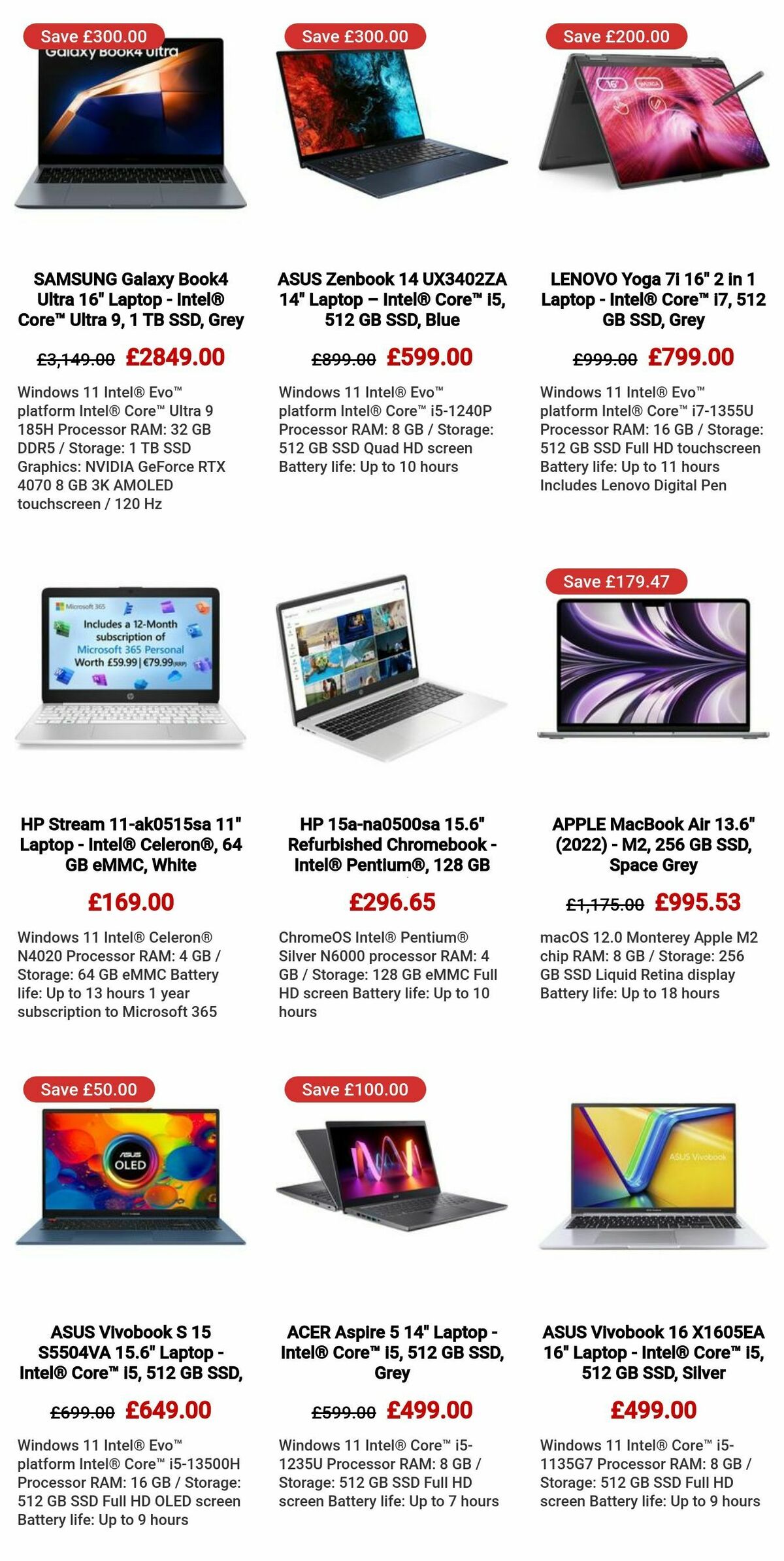 Currys Offers from 6 June