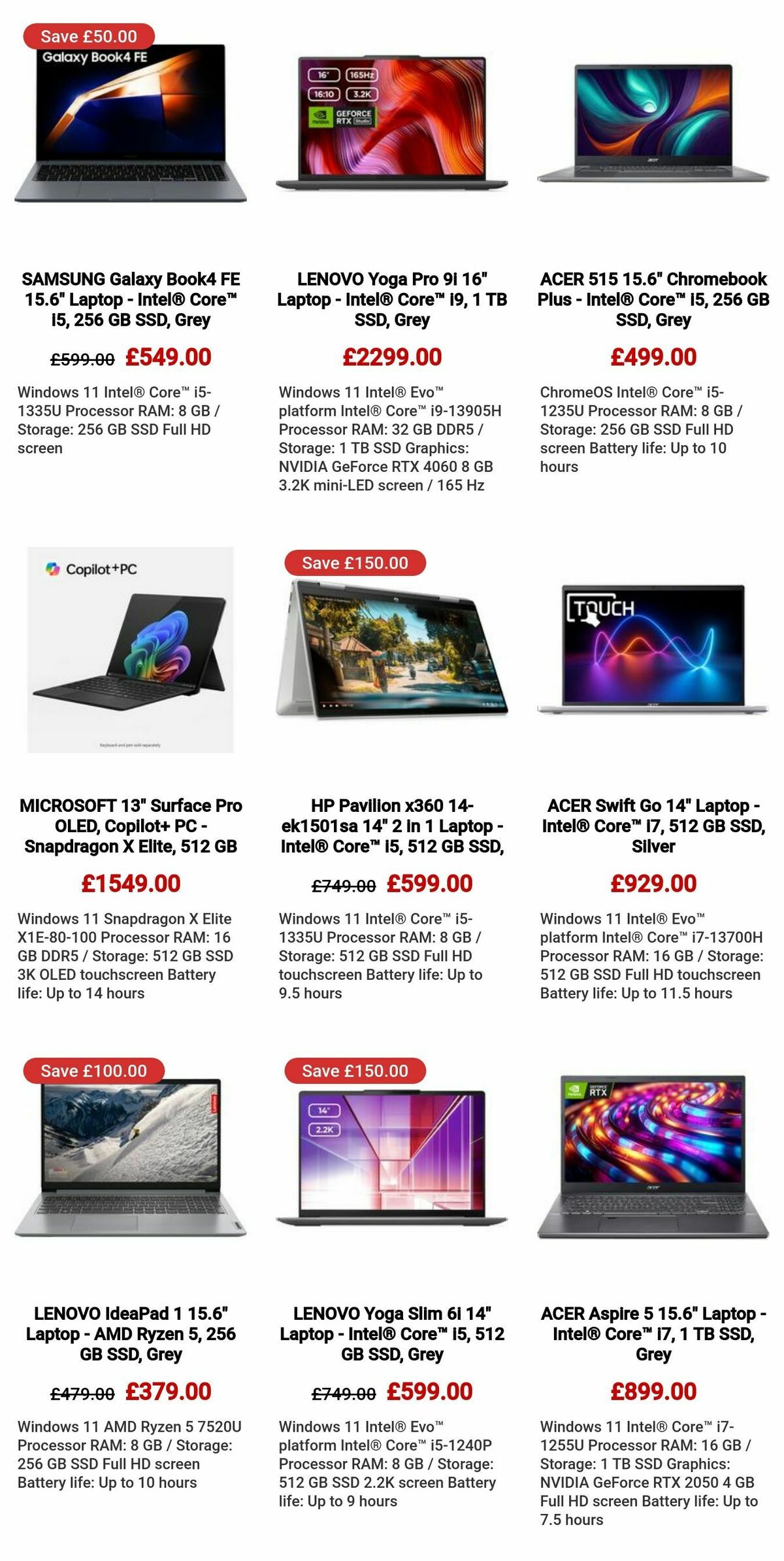 Currys Offers from 6 June