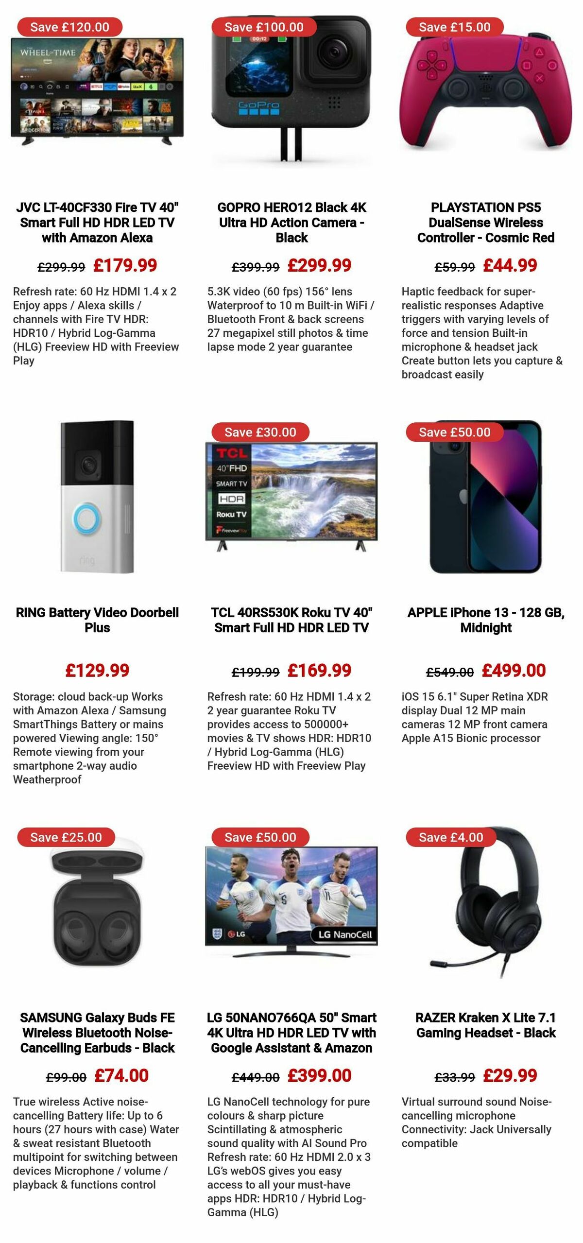 Currys Offers from 6 June