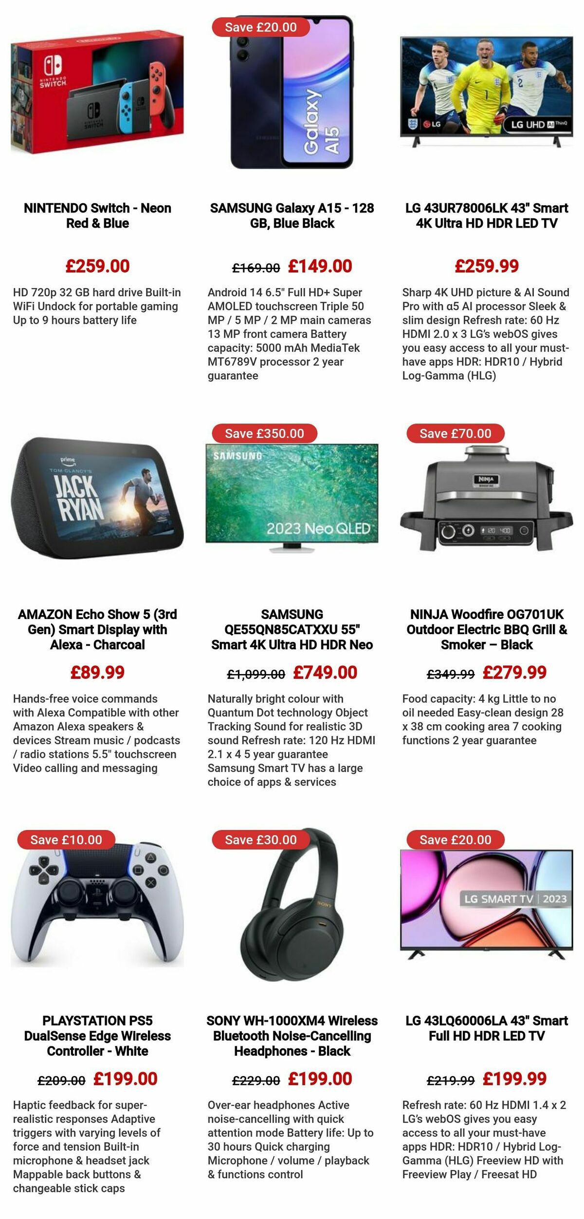 Currys Offers from 6 June