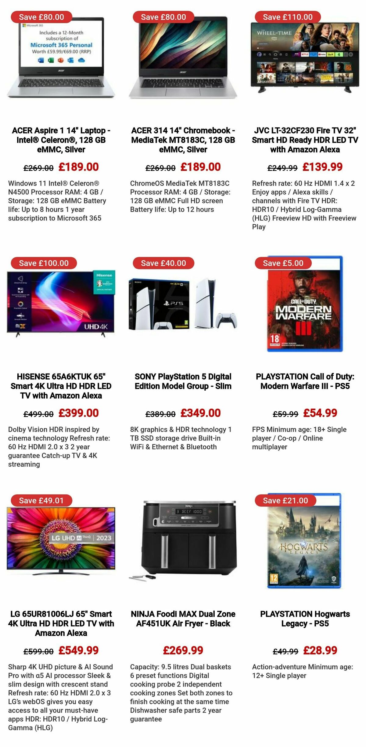 Currys Offers from 6 June