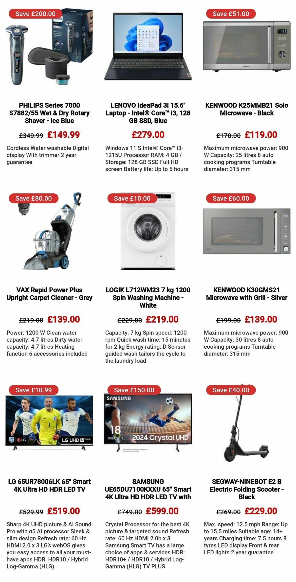 Currys Offers from 4 July