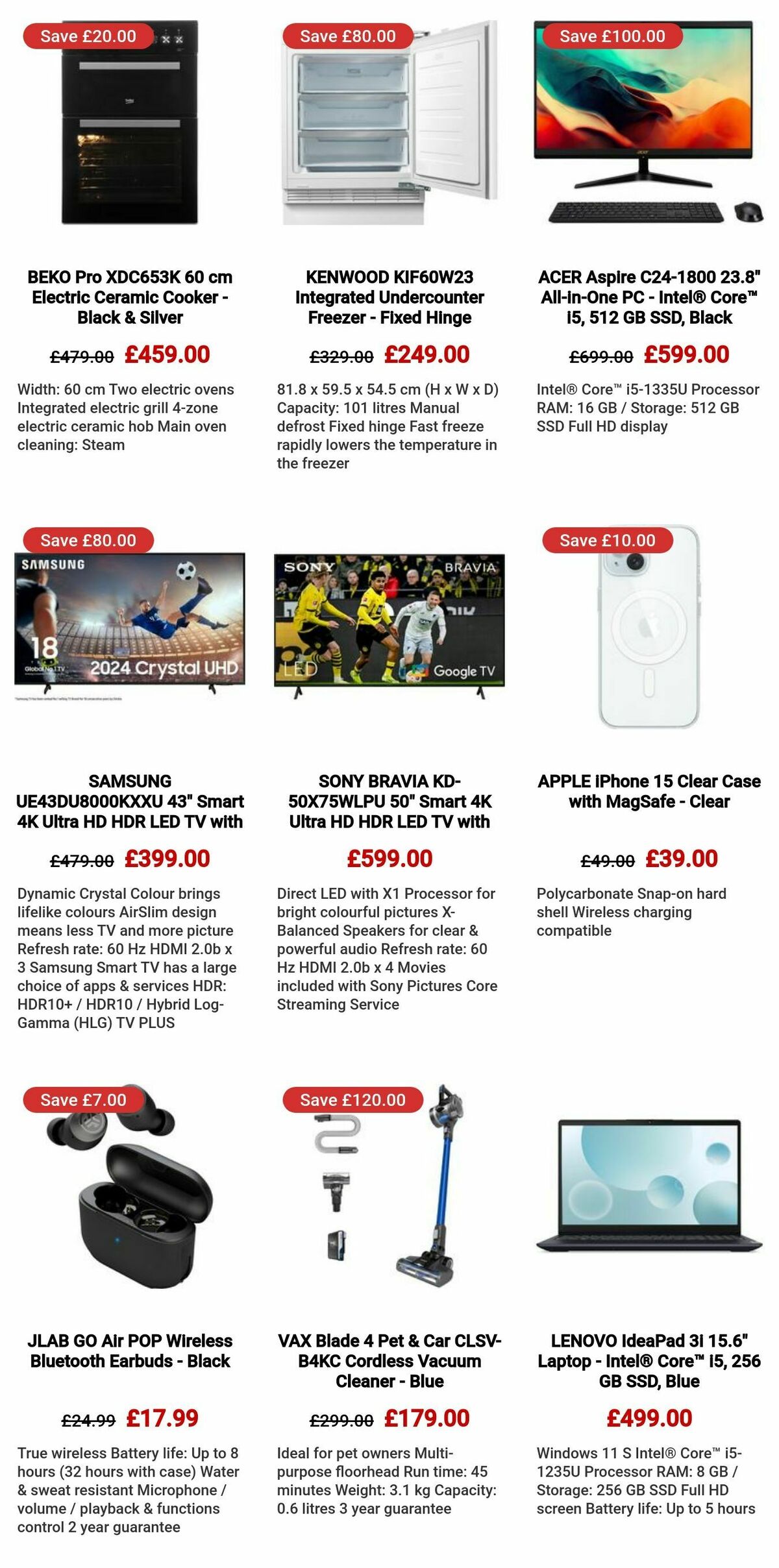 Currys Offers from 4 July