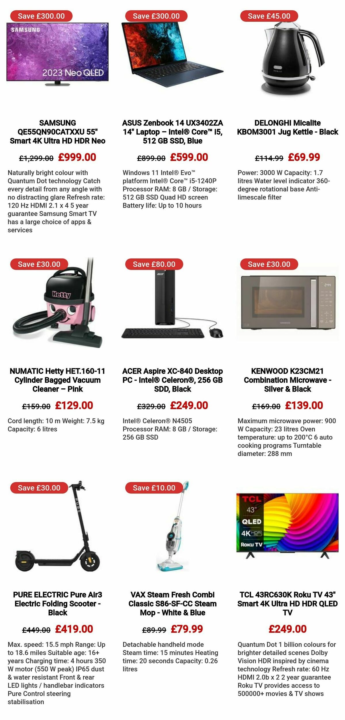 Currys Offers from 4 July