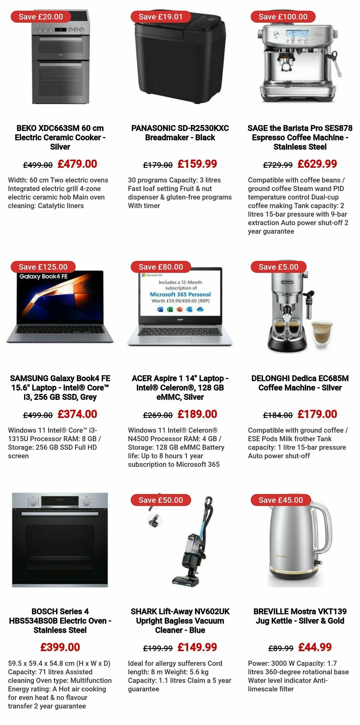 Currys Offers from 4 July