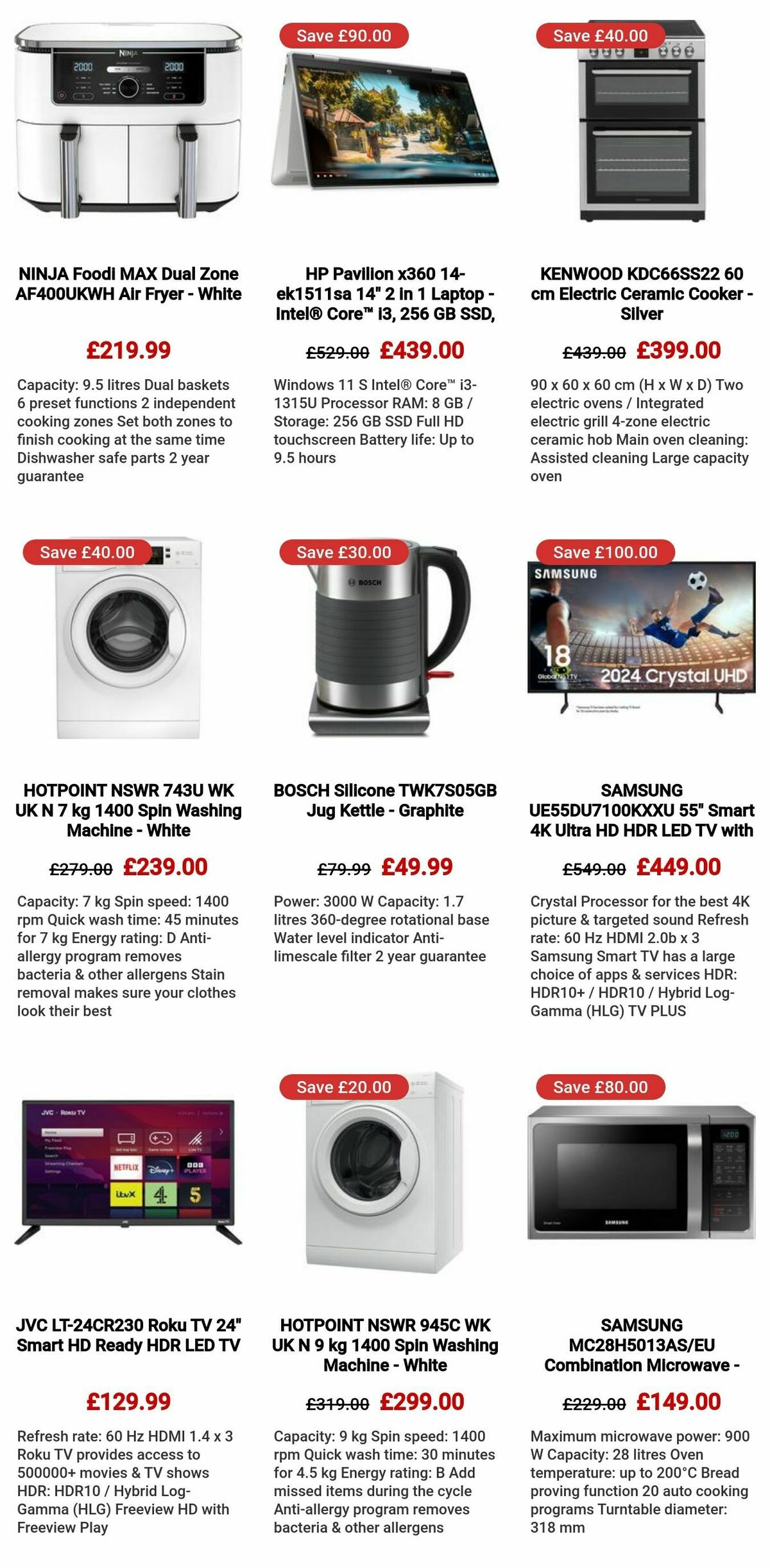 Currys Offers from 4 July