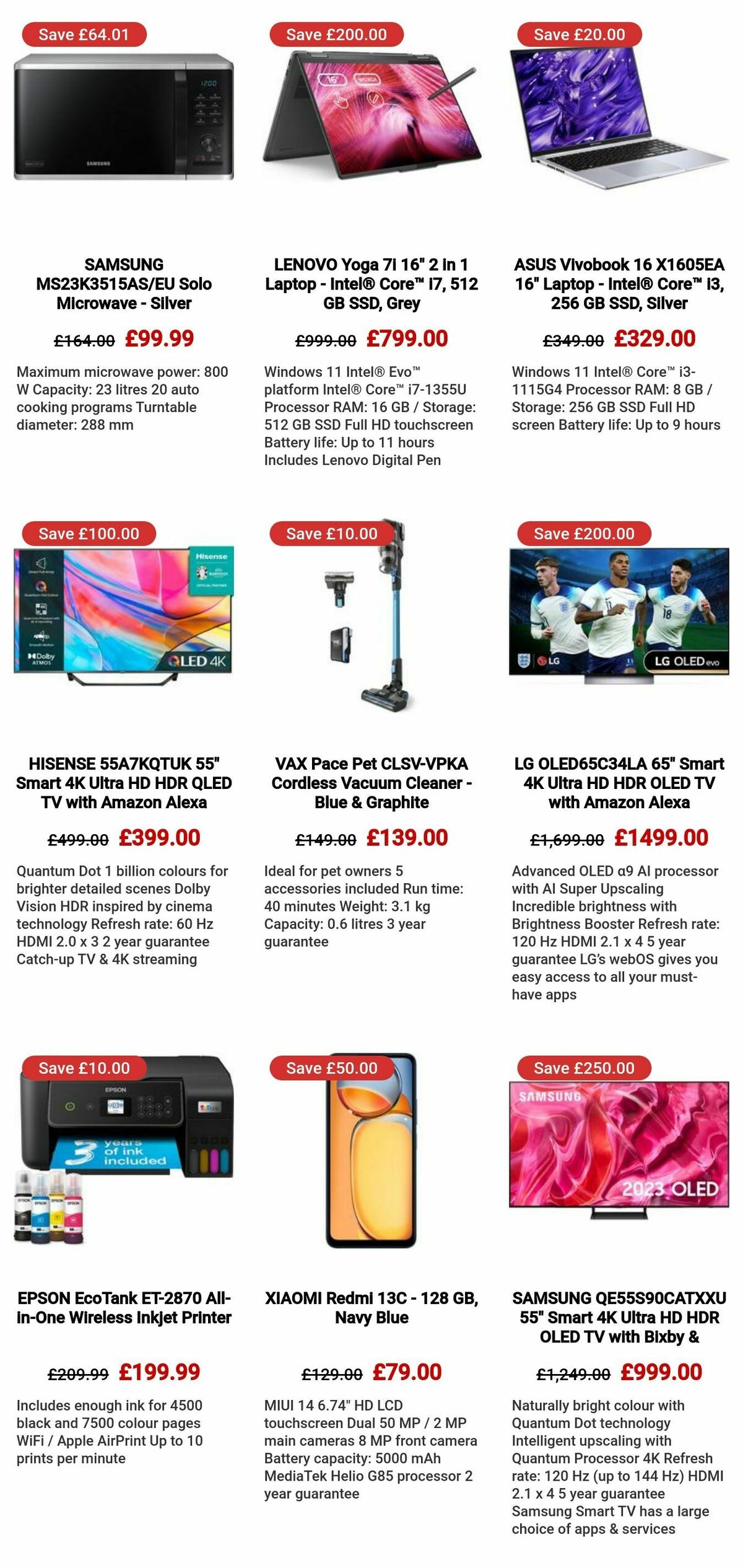 Currys Offers from 4 July