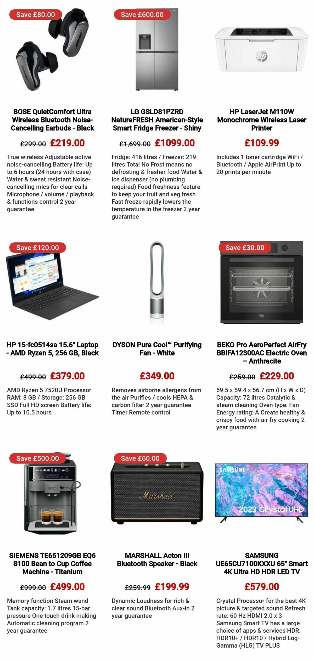 Currys Offers from 4 July