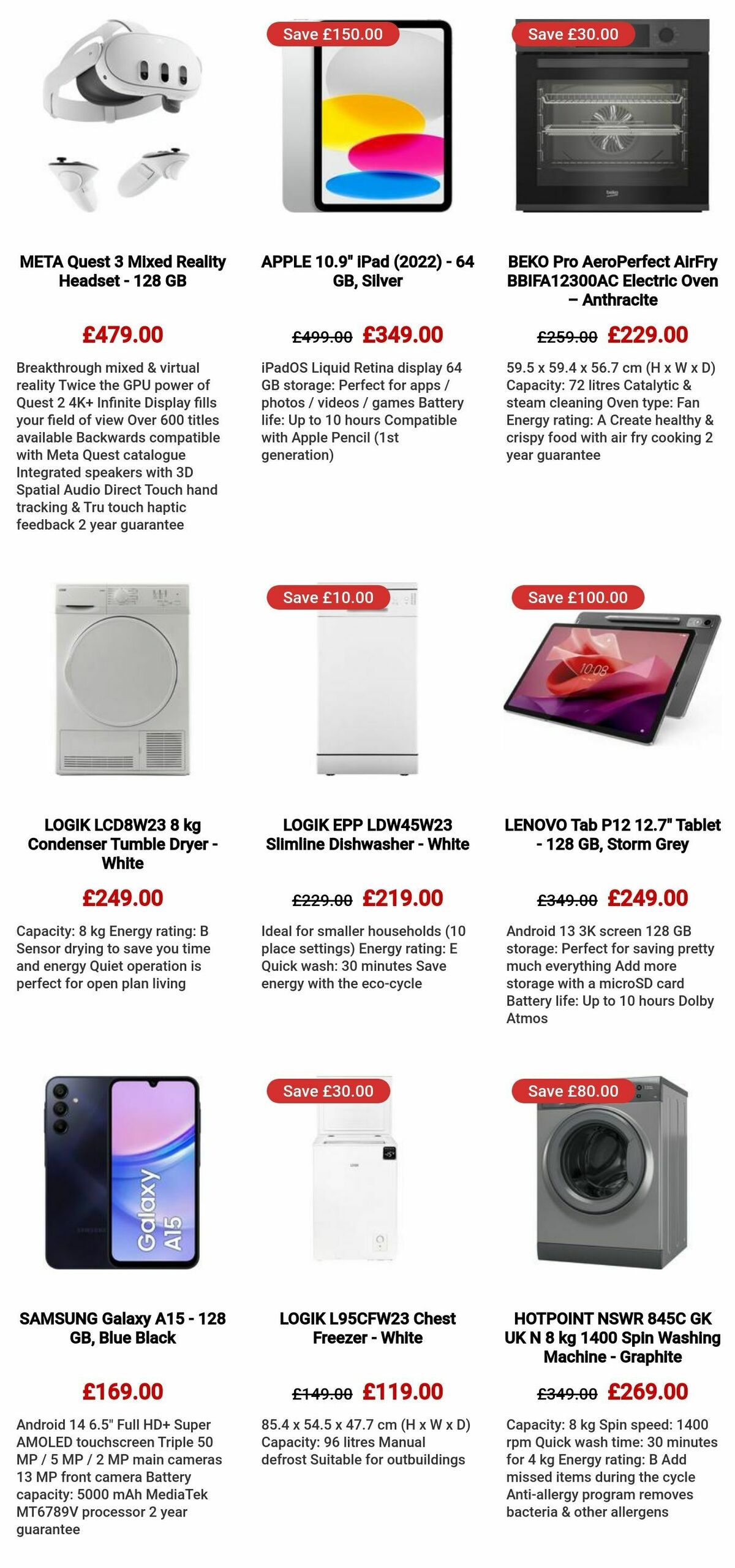 Currys Offers from 25 July