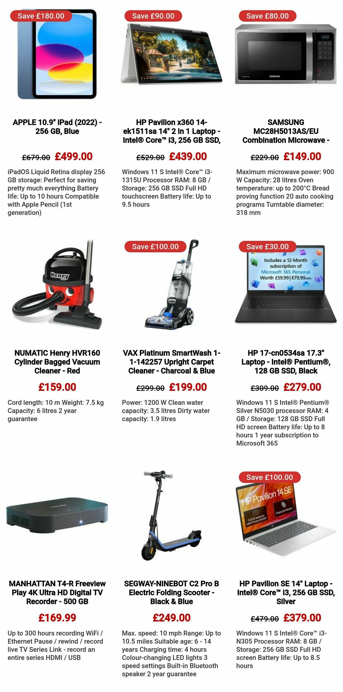 Currys Offers from 25 July