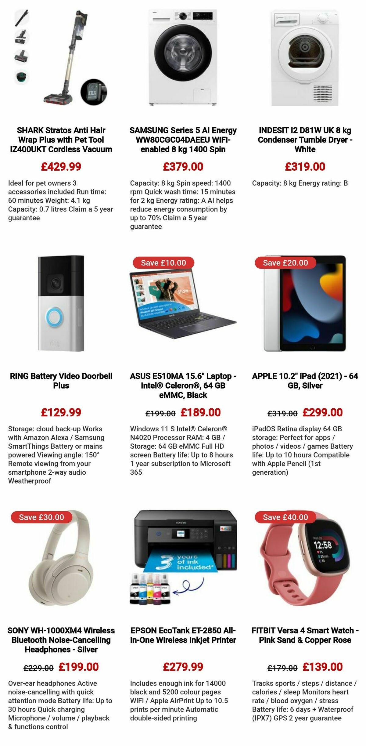 Currys Offers from 25 July