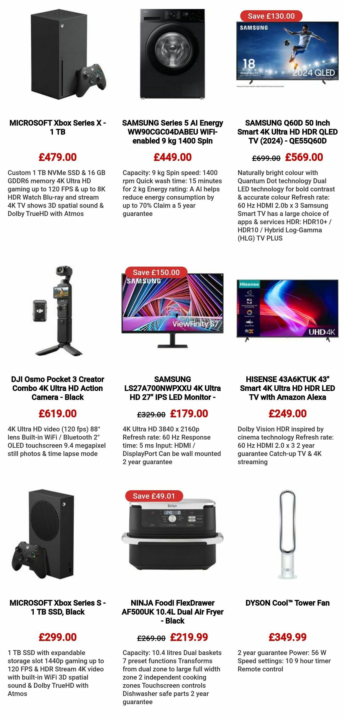 Currys Offers from 25 July