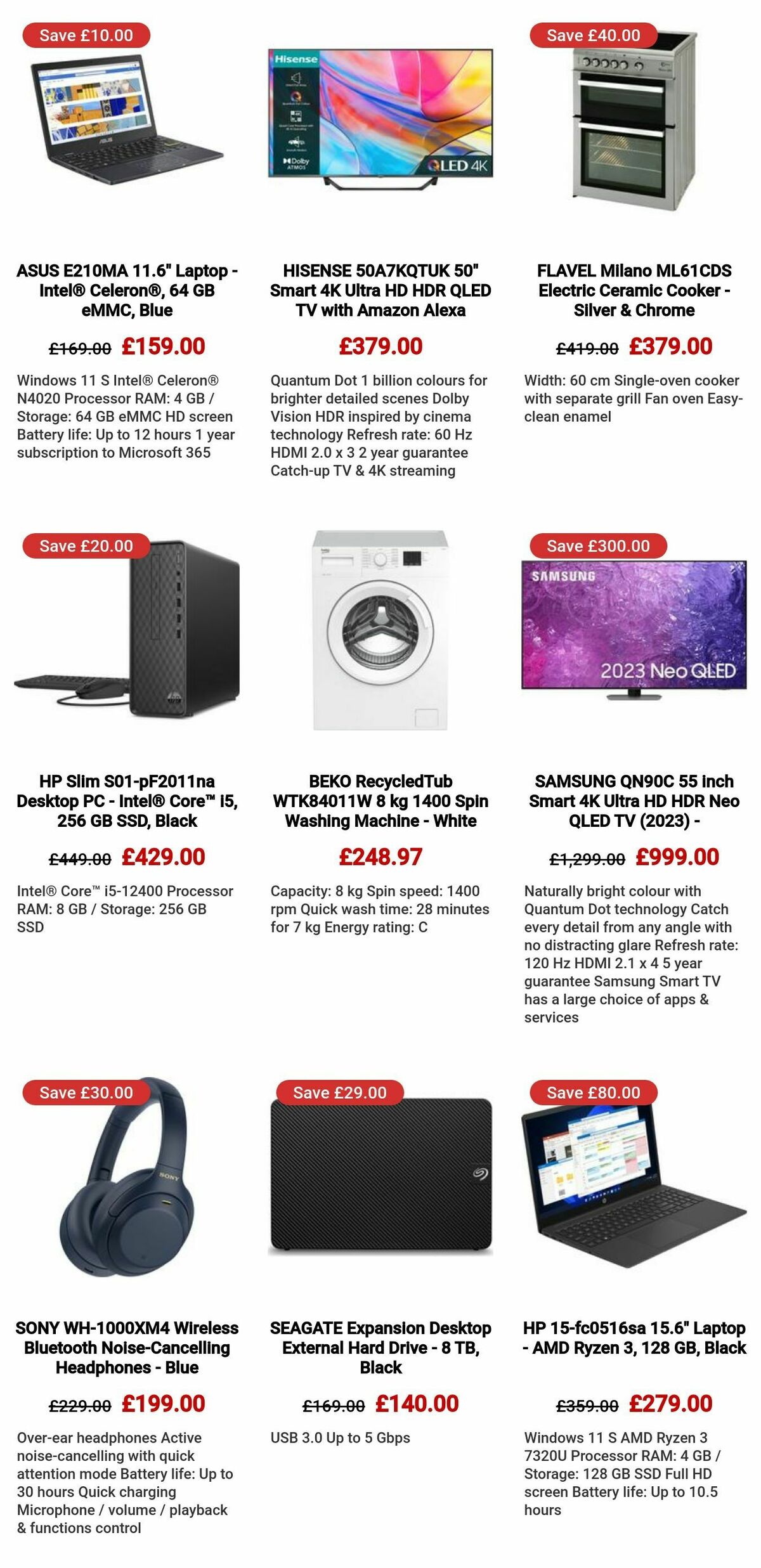 Currys Offers from 25 July