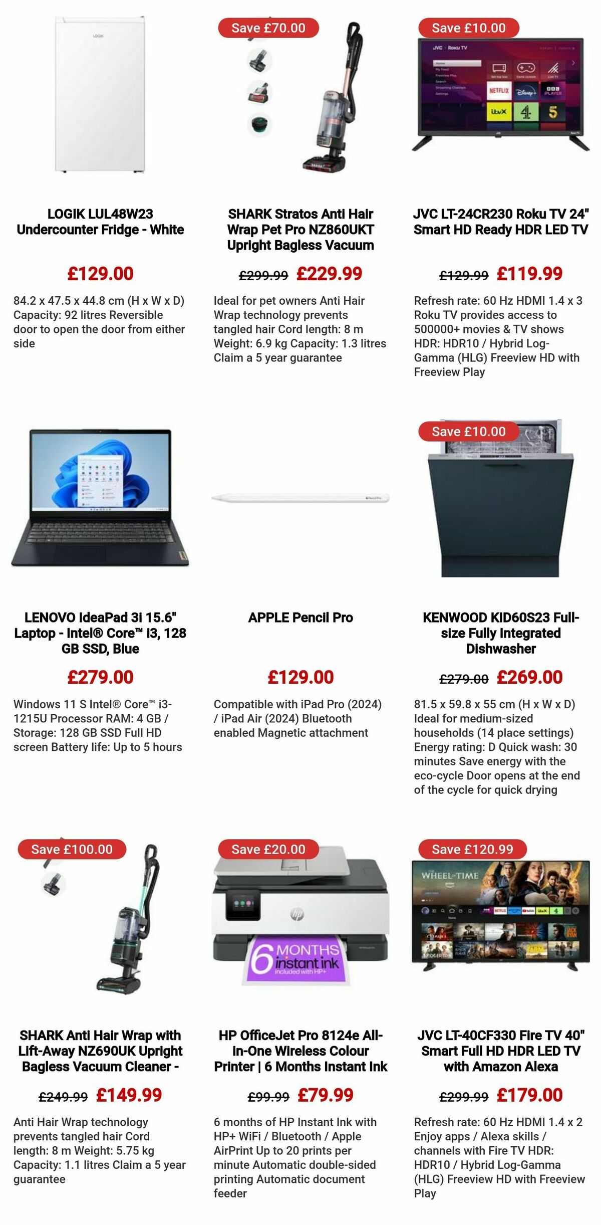 Currys Offers from 25 July