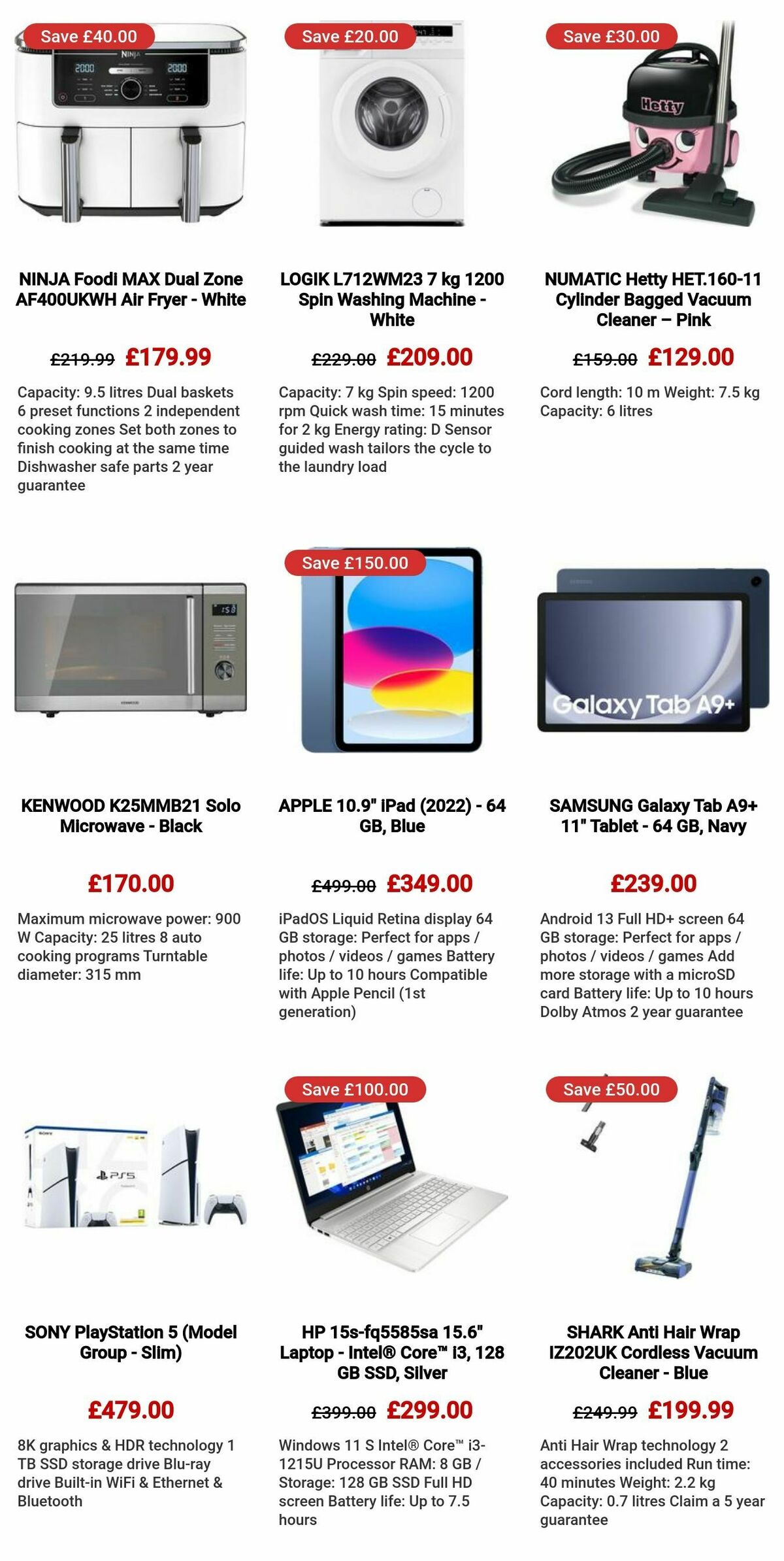 Currys Offers from 25 July