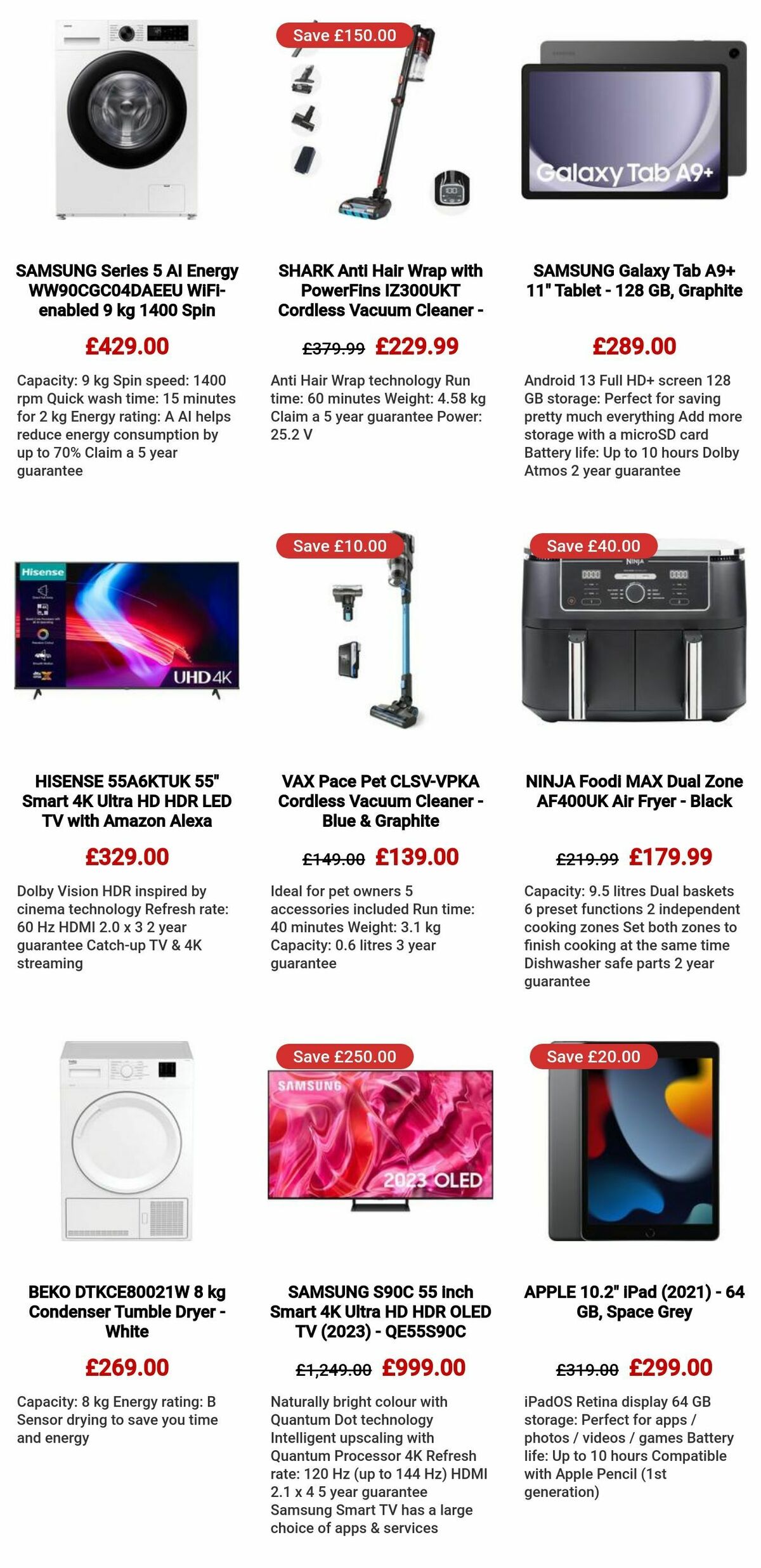 Currys Offers from 25 July