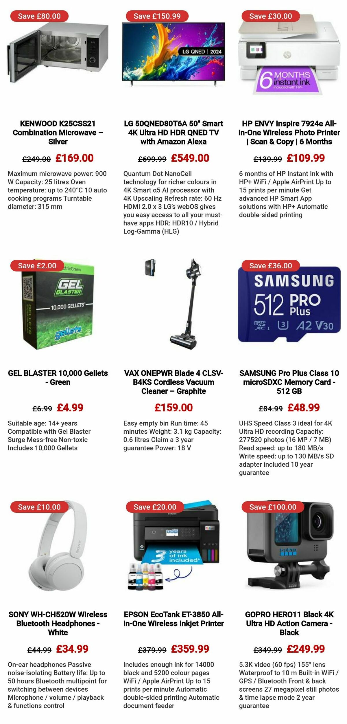 Currys Offers from 8 August