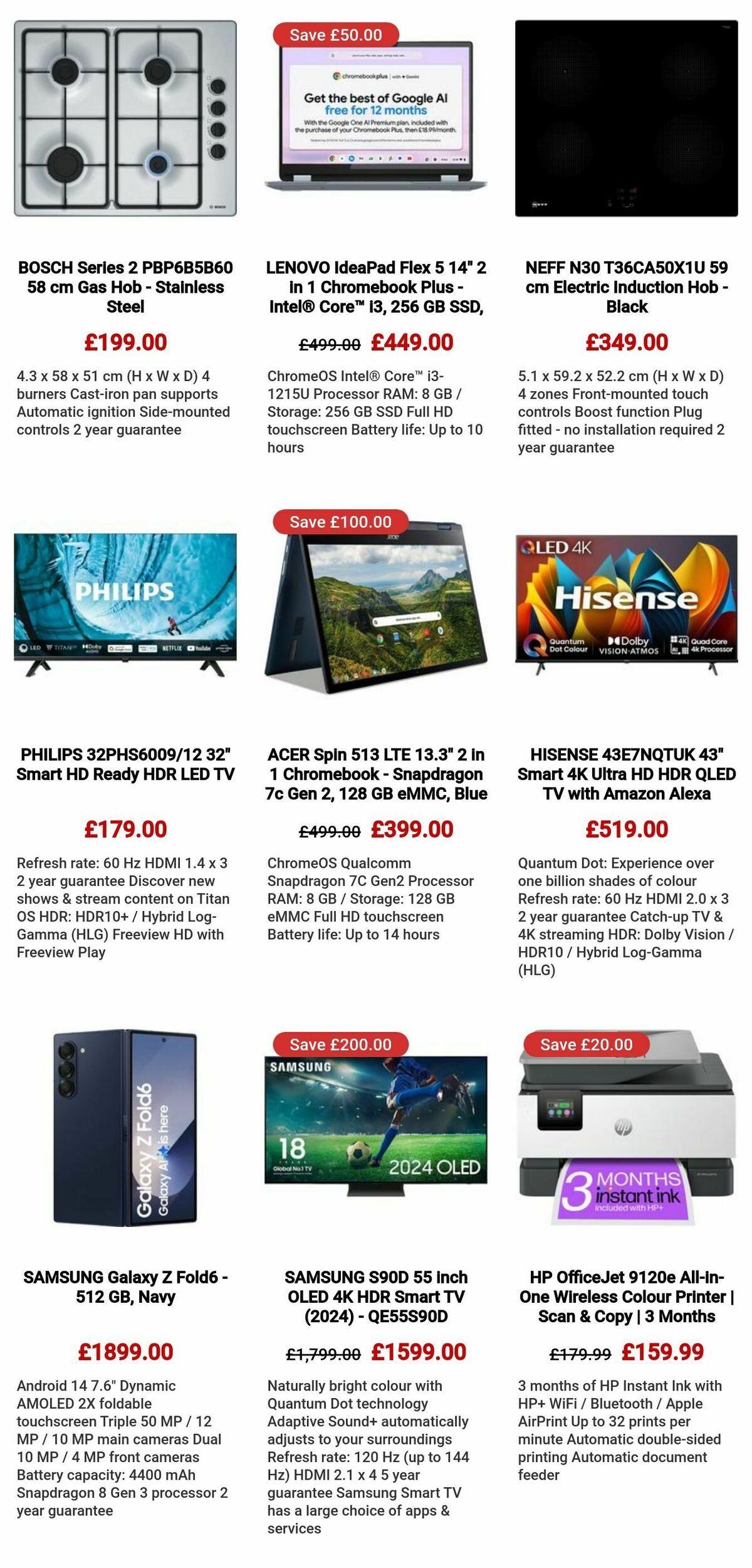 Currys Offers from 8 August