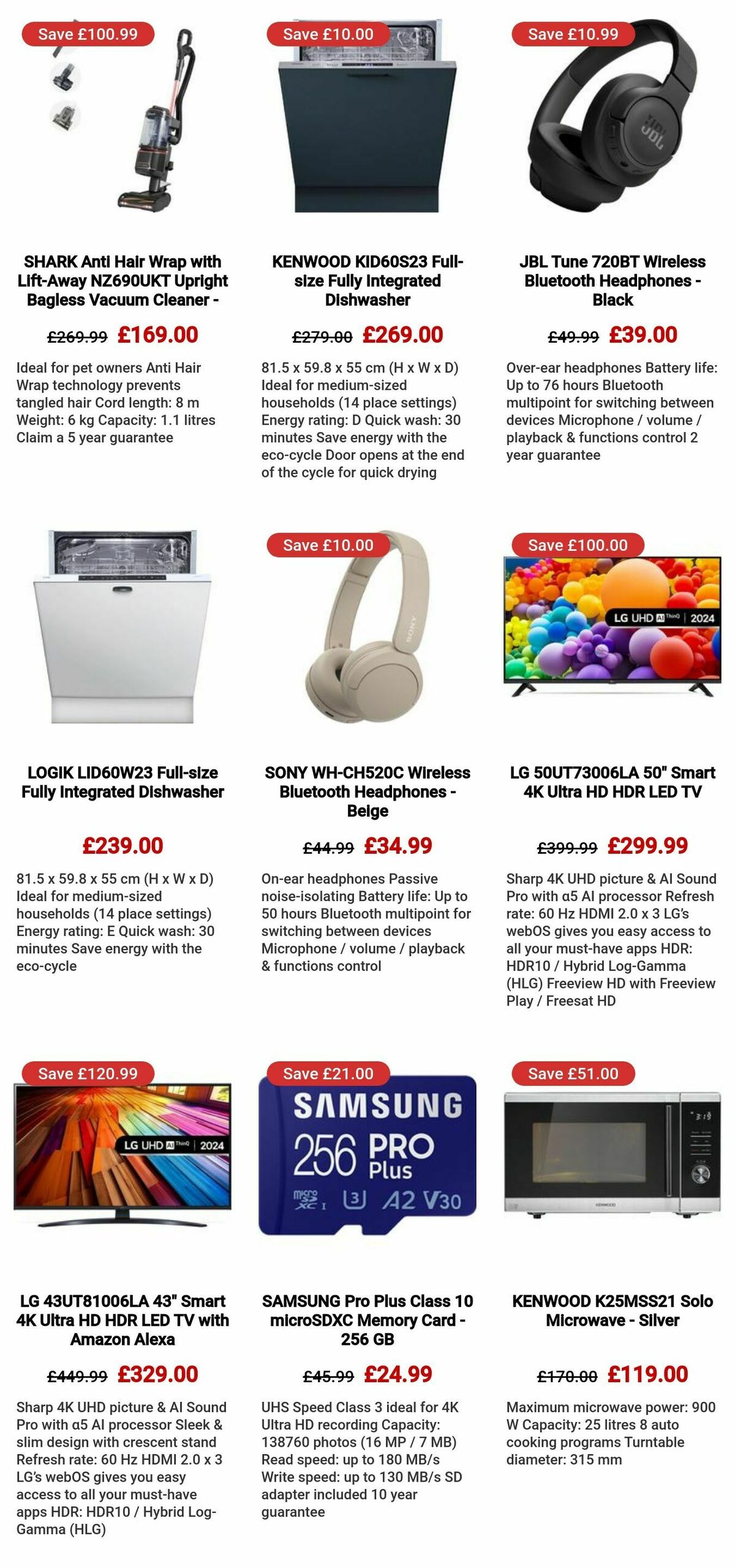 Currys Offers from 8 August