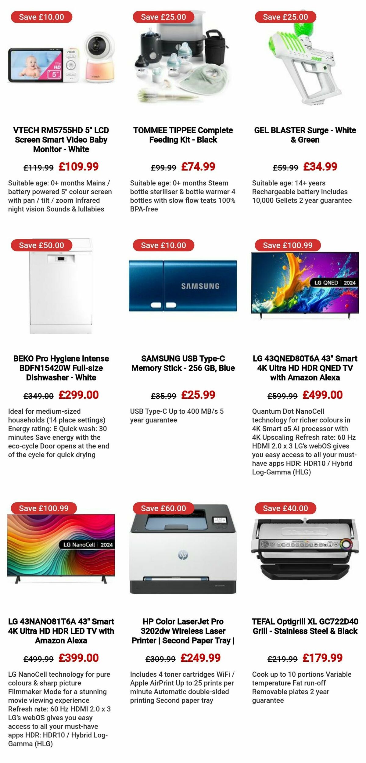 Currys Offers from 8 August