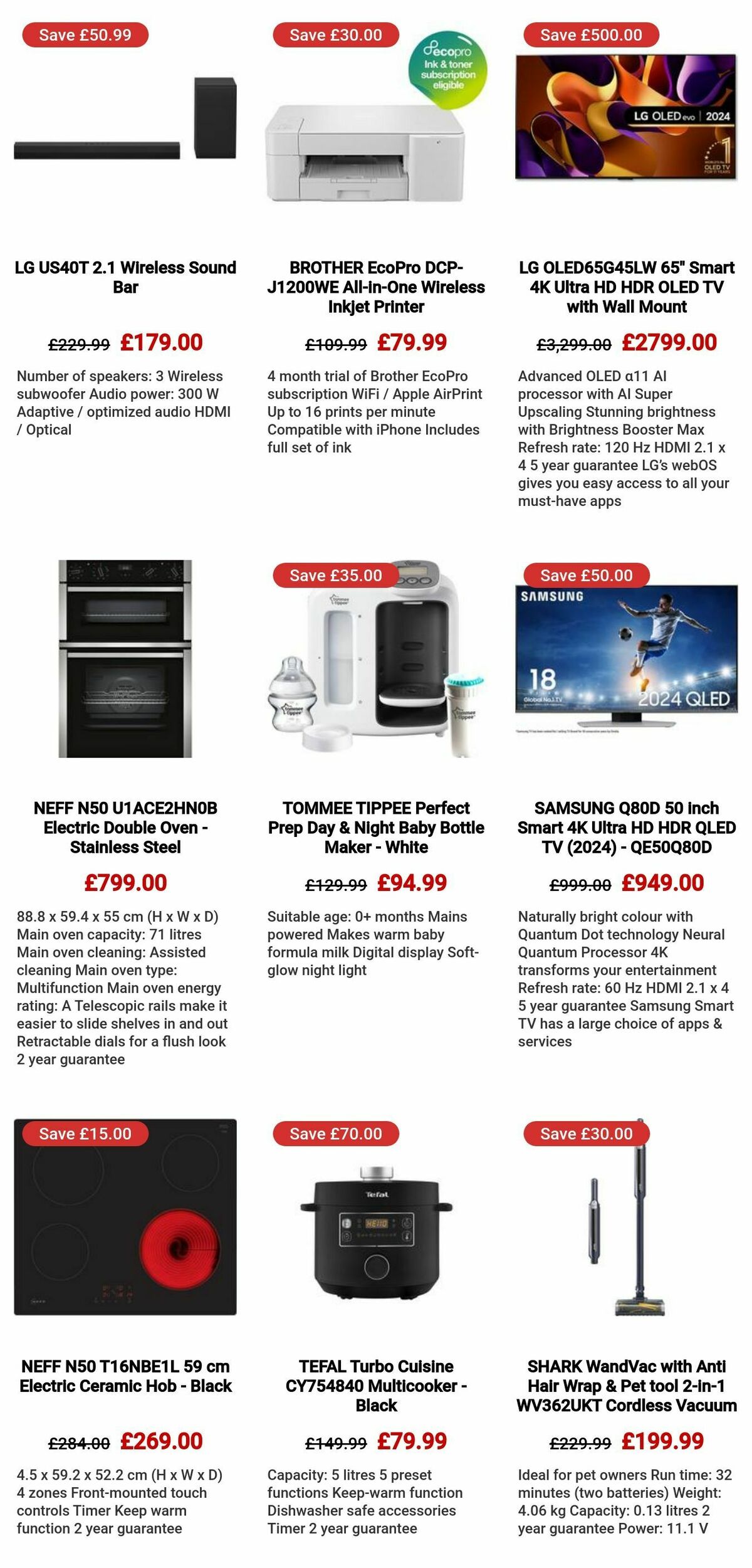 Currys Offers from 8 August