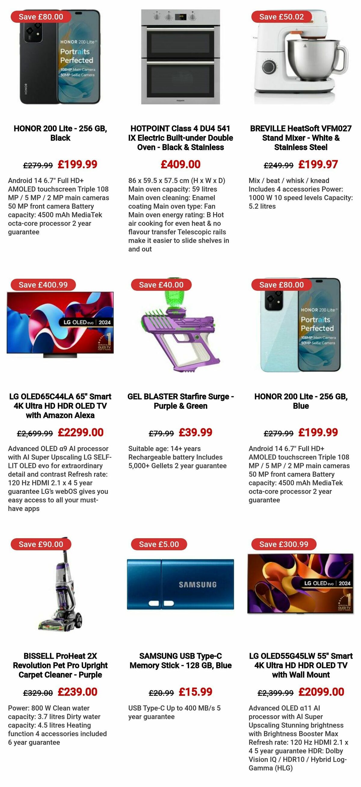 Currys Offers from 8 August