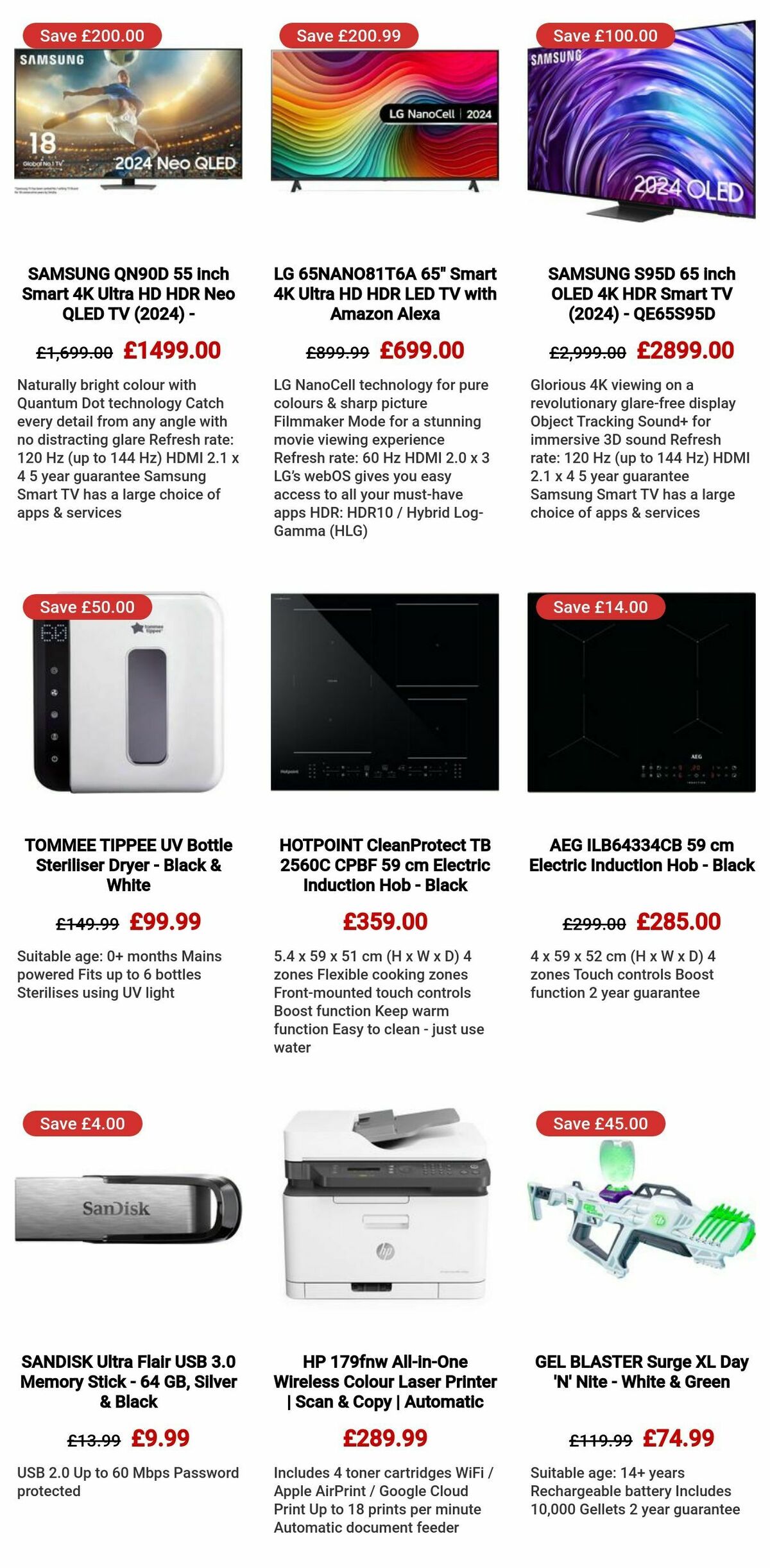 Currys Offers from 8 August