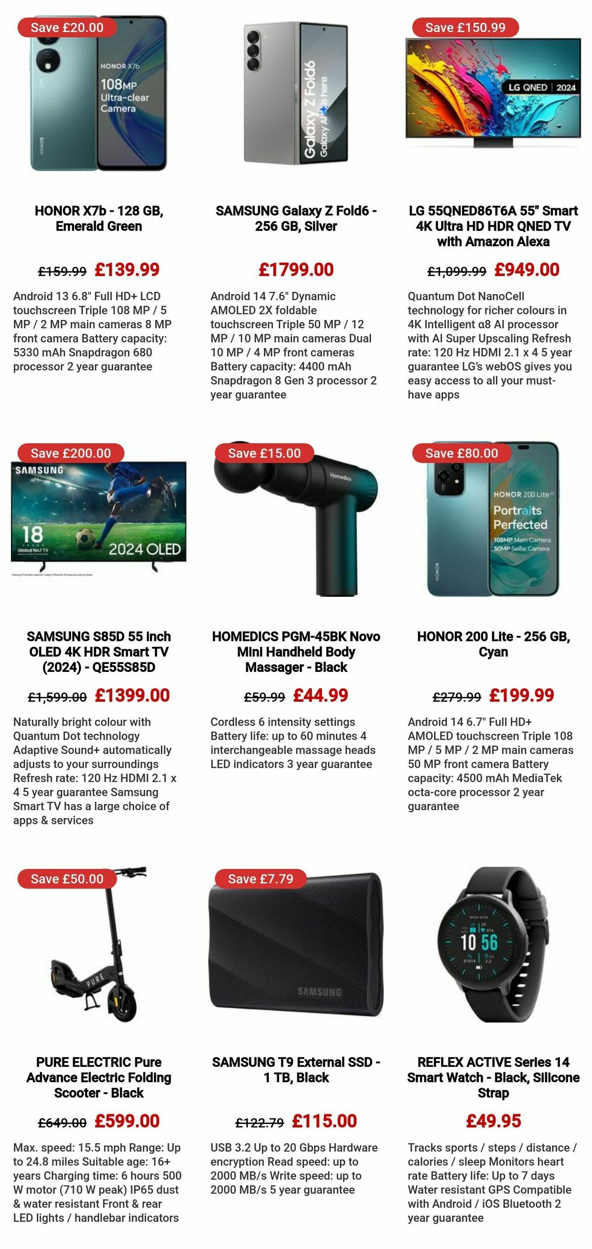 Currys Offers from 8 August