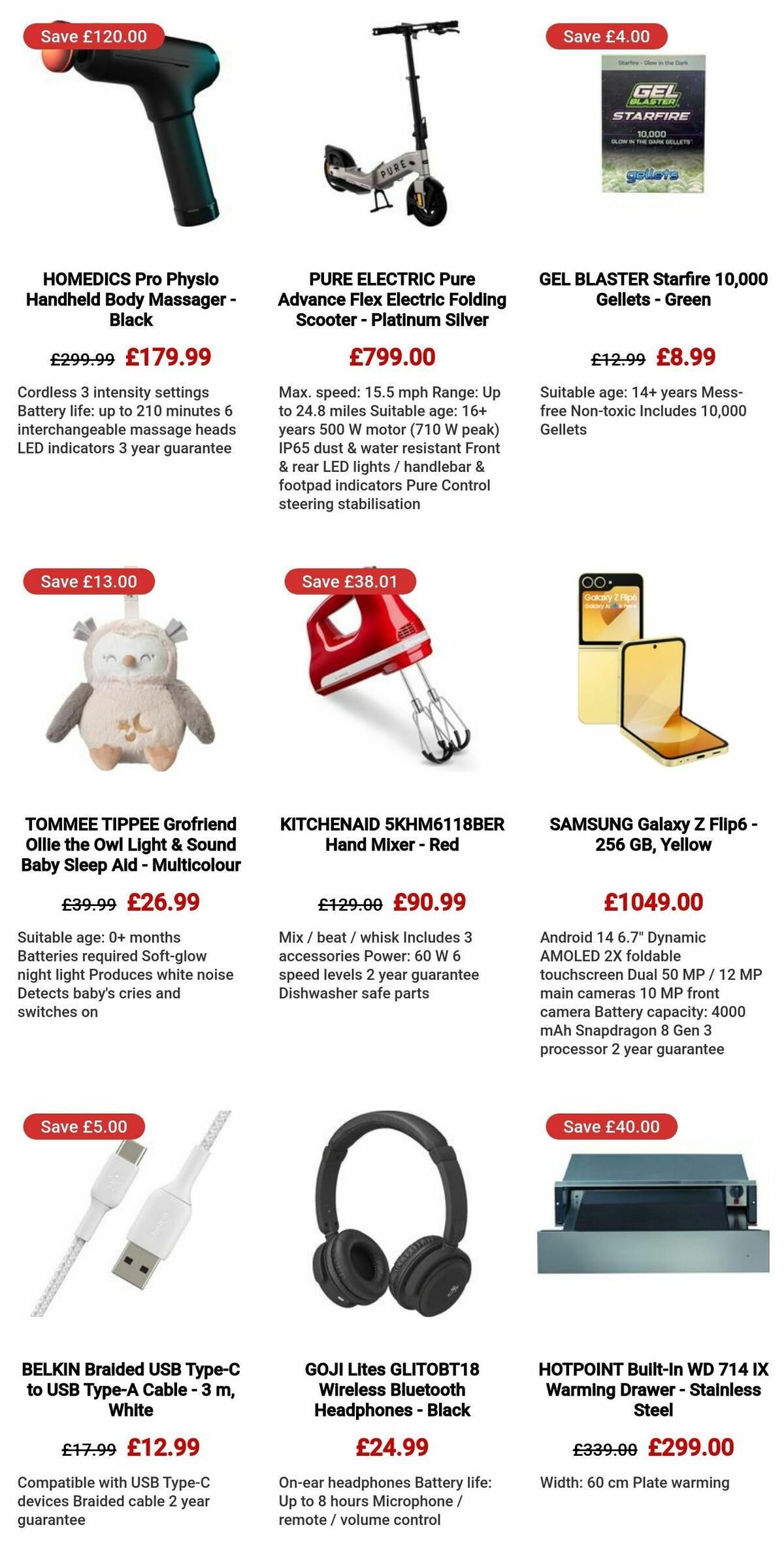 Currys Offers from 8 August