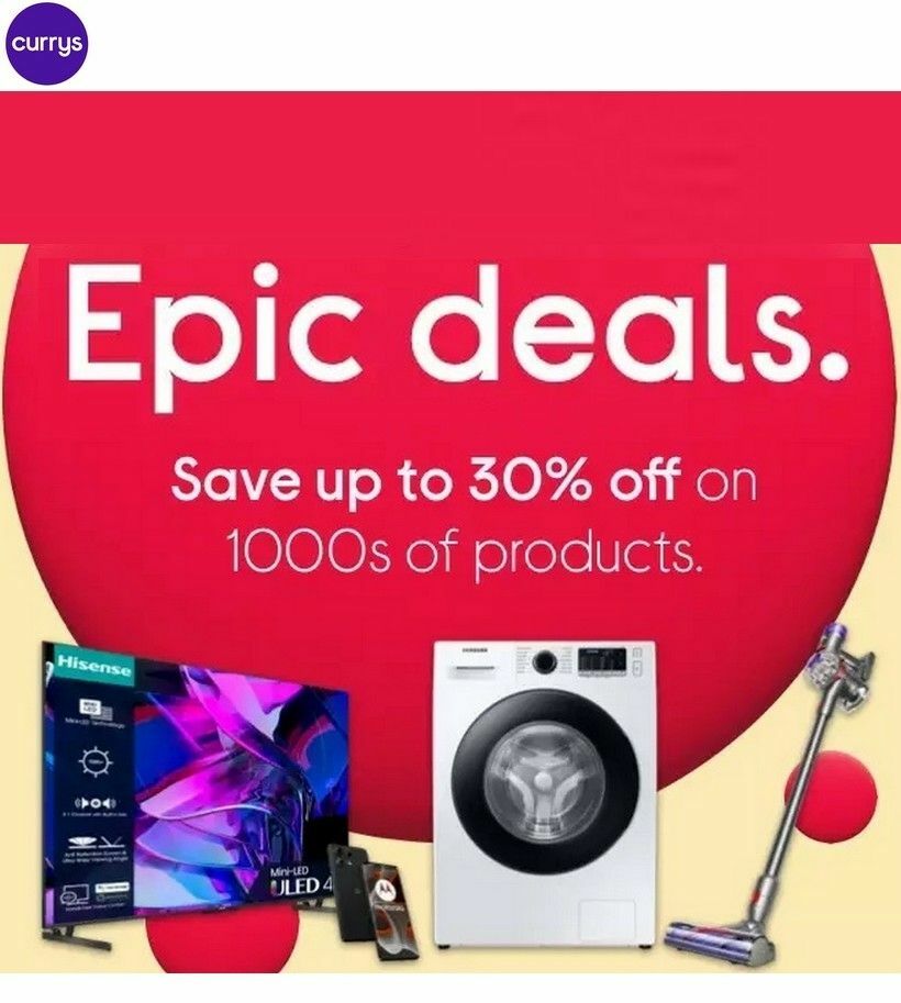 Currys Offers from 14 August