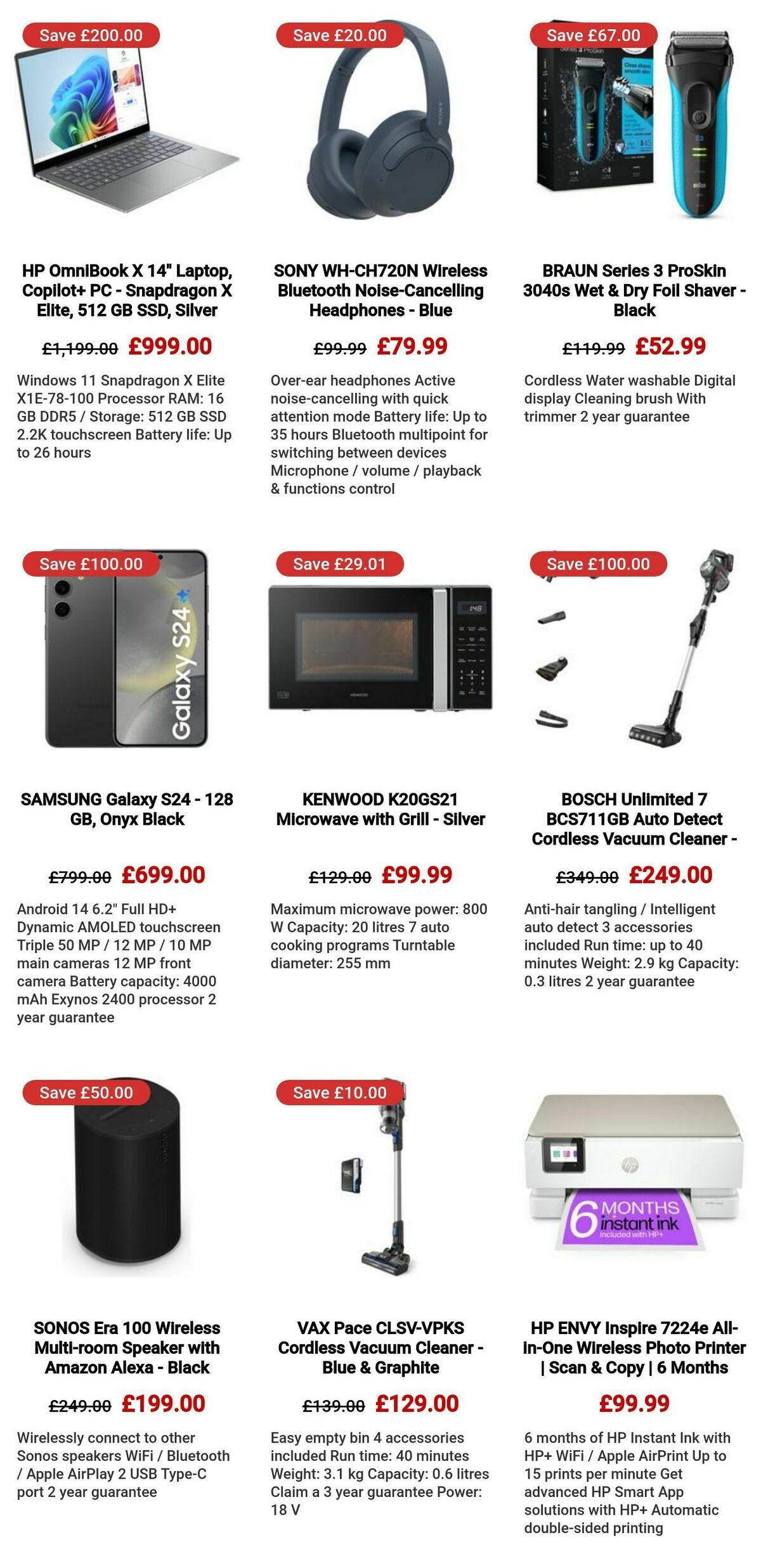 Currys Offers from 14 August