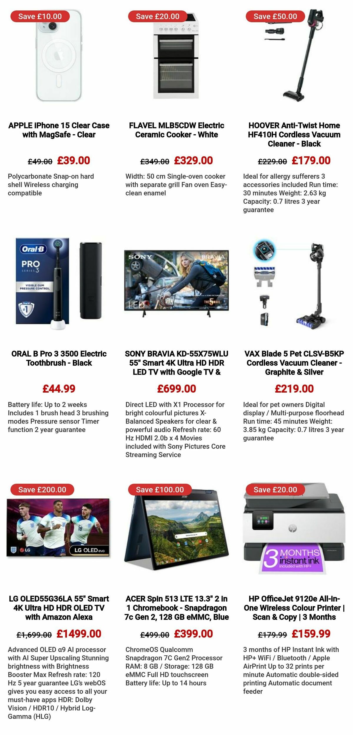 Currys Offers from 14 August