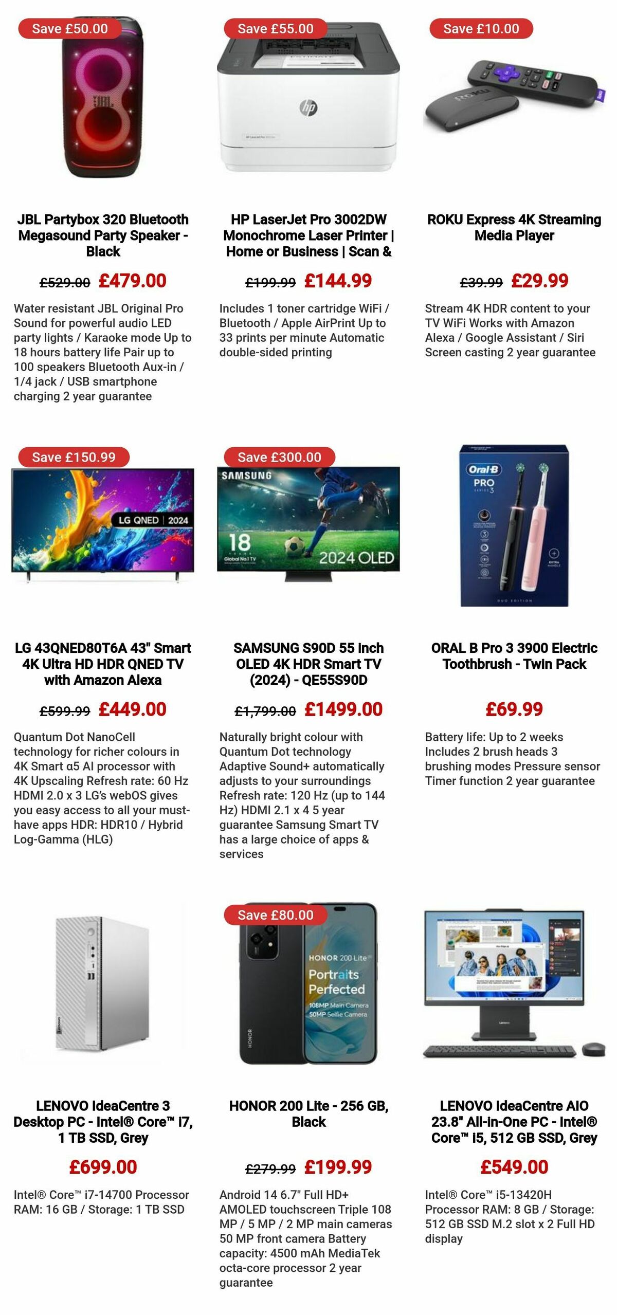 Currys Offers from 14 August