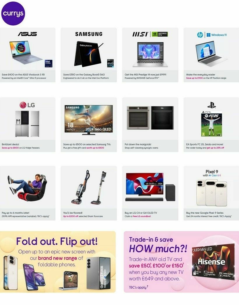 Currys Offers from 5 September