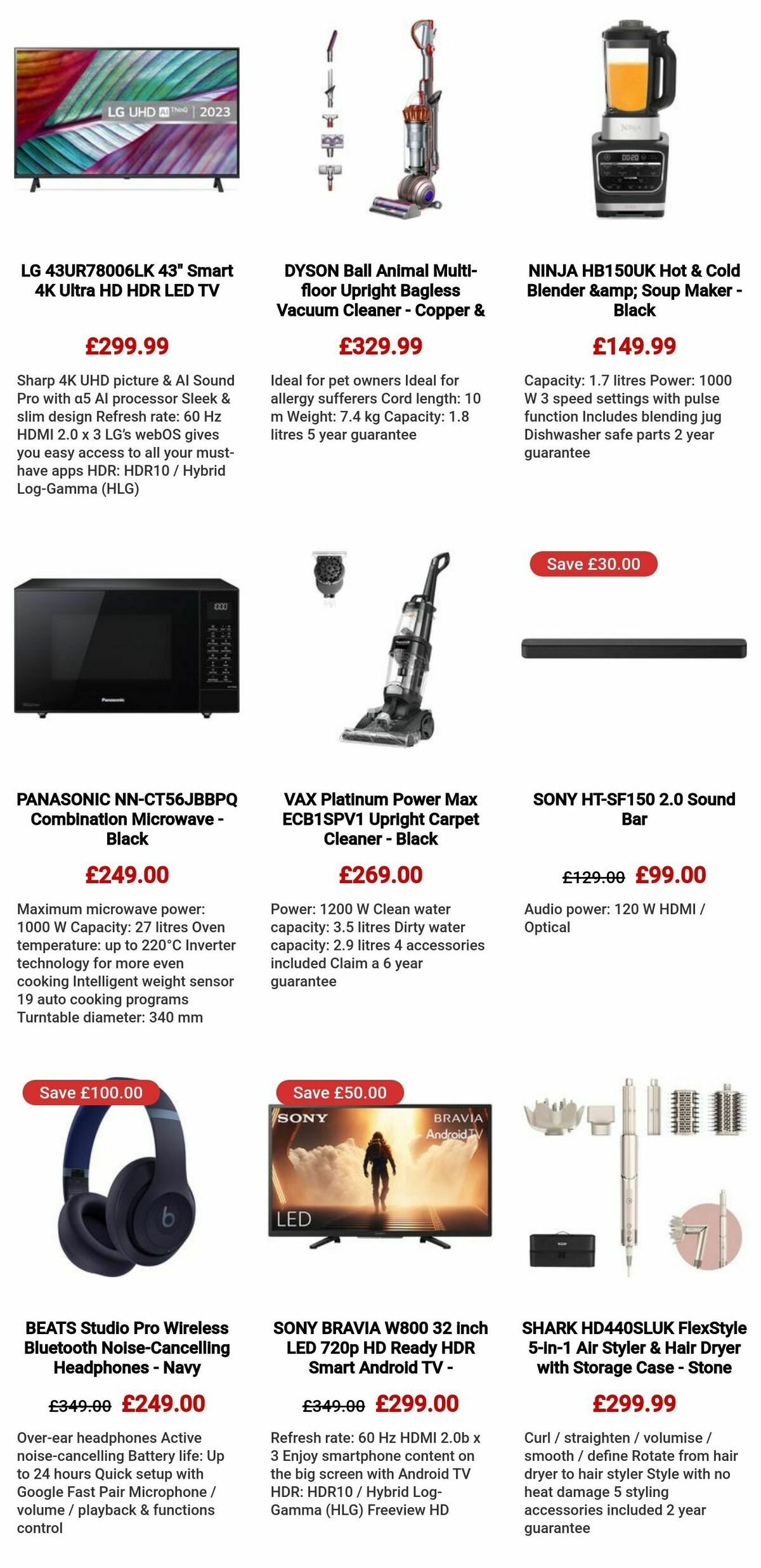 Currys Offers from 5 September