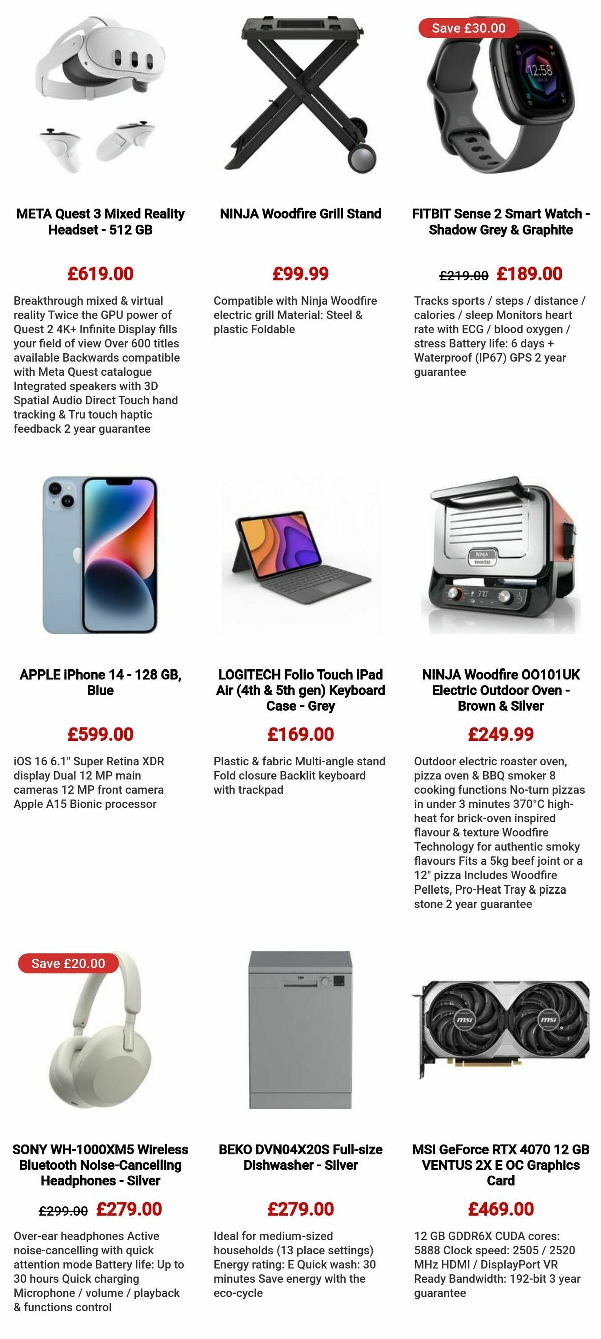 Currys Offers from 5 September