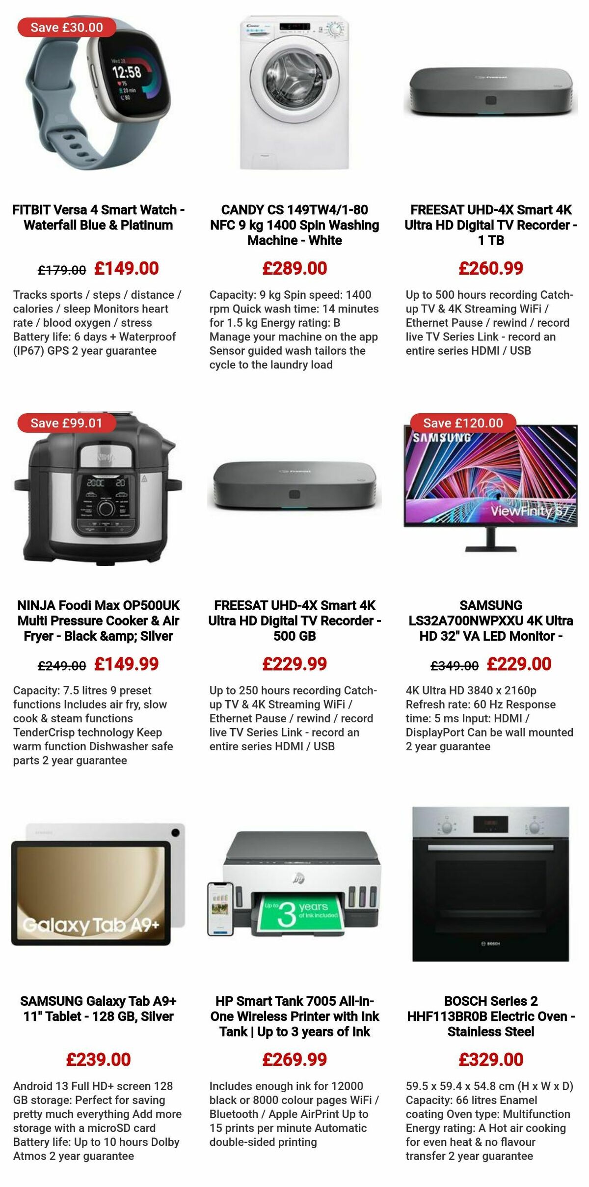 Currys Offers from 5 September