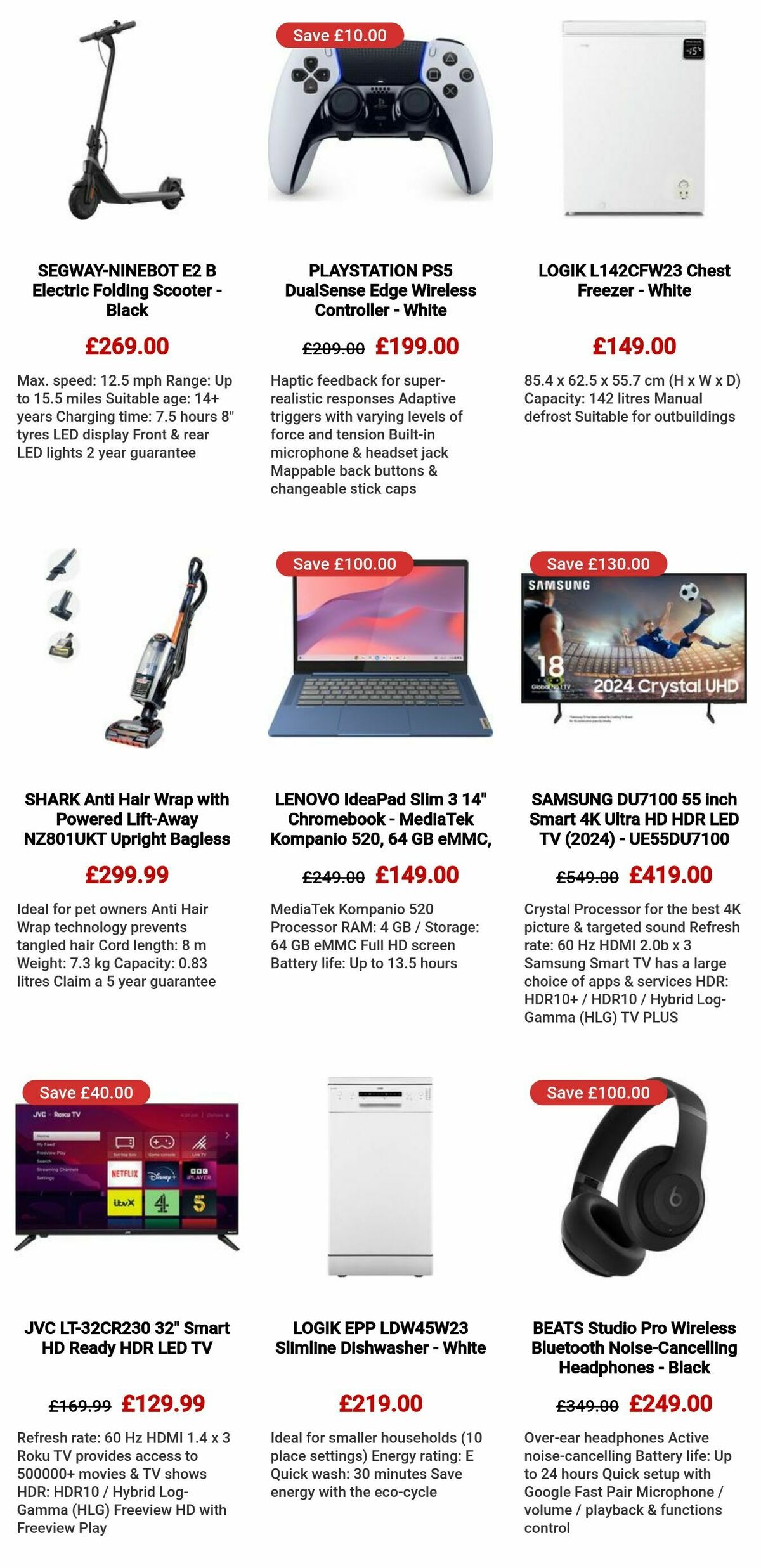 Currys Offers from 5 September