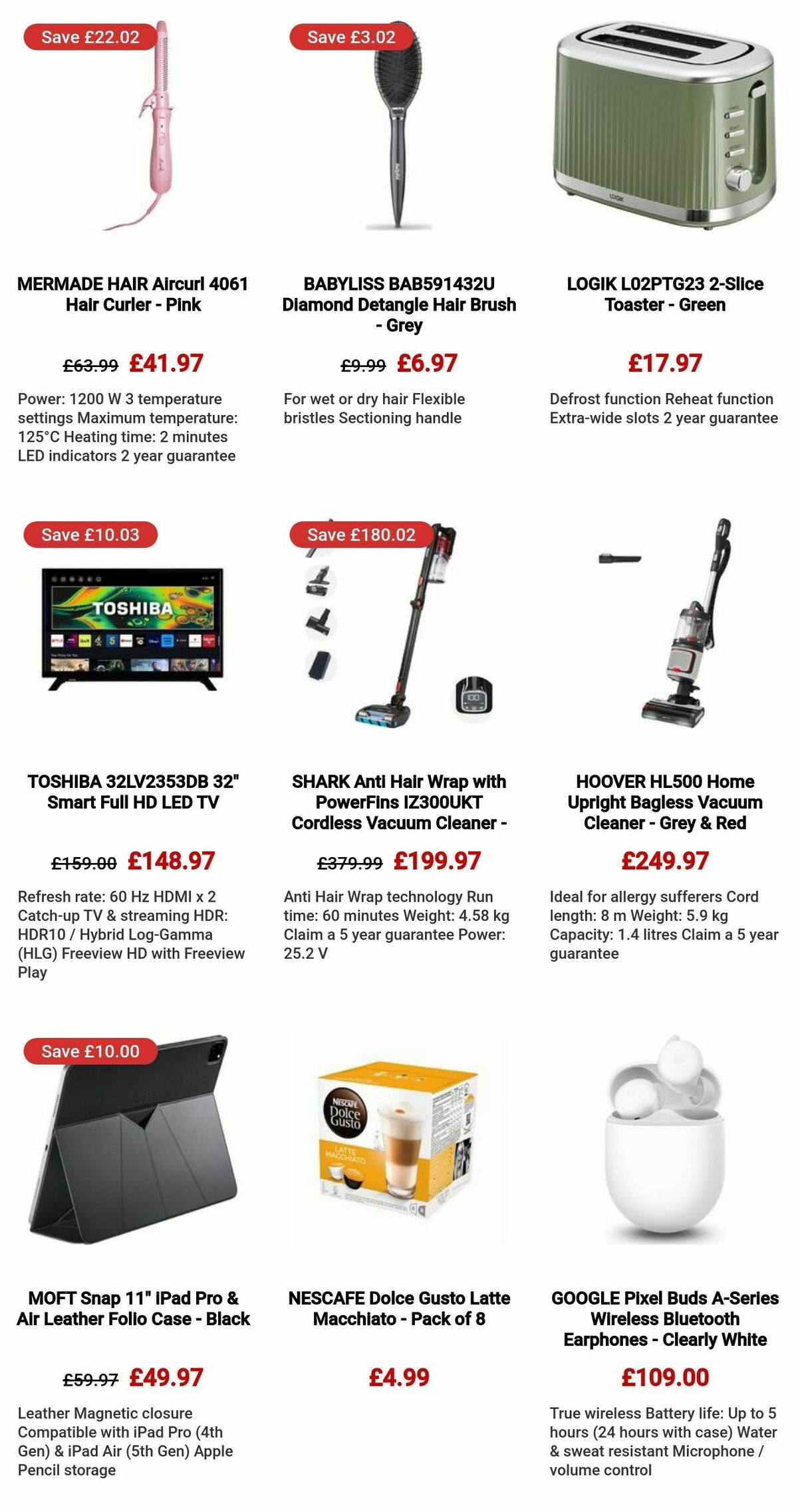 Currys Offers from 23 September