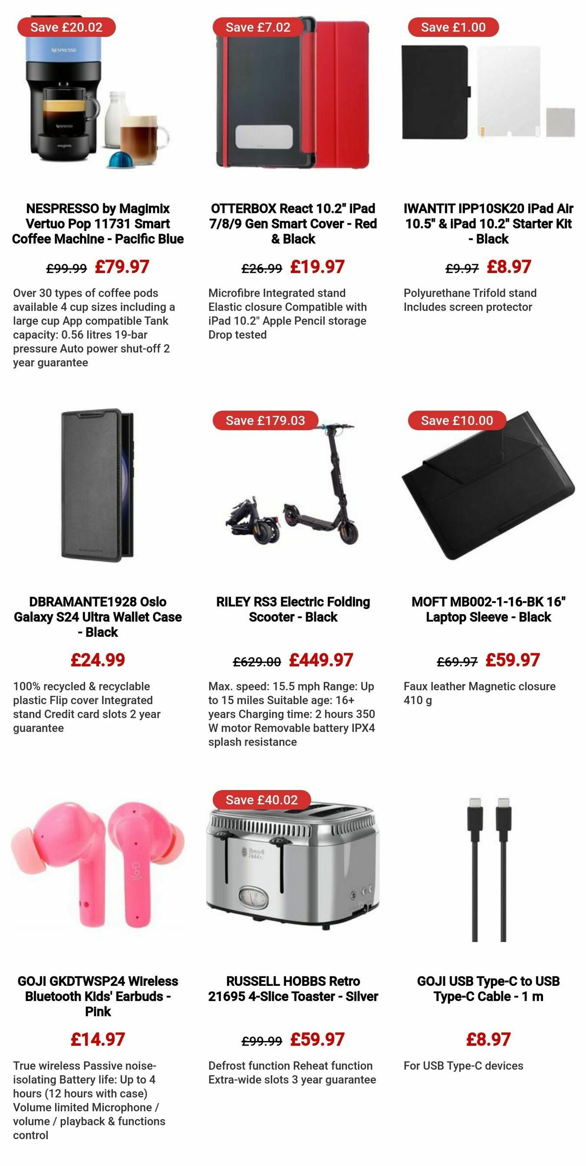 Currys Offers from 23 September