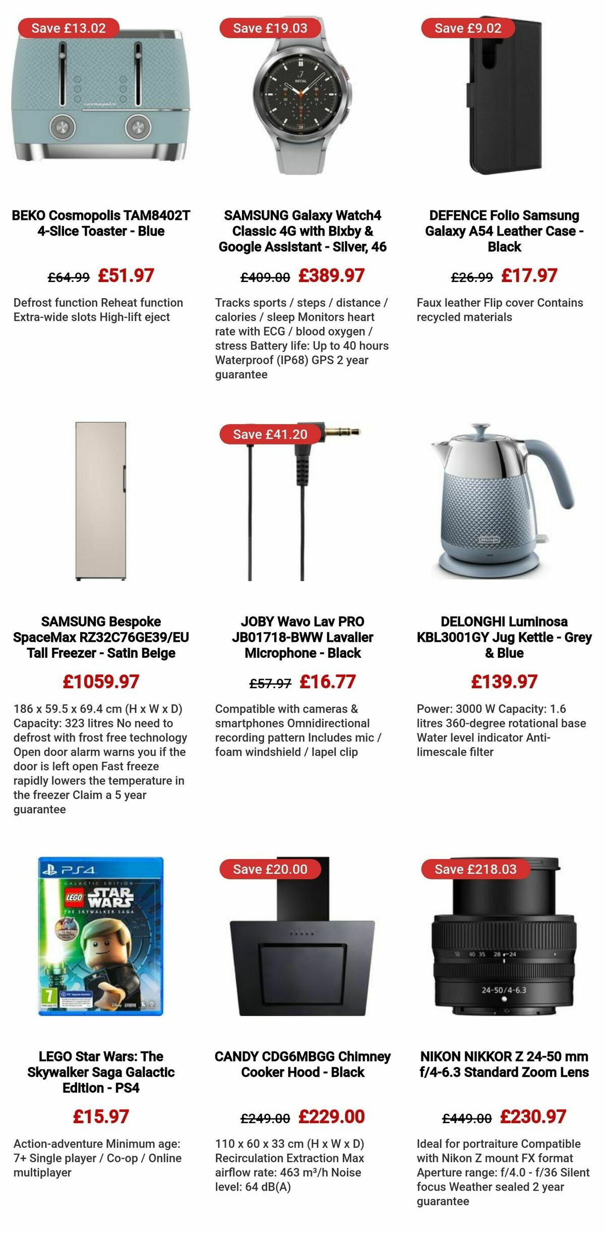 Currys Offers from 23 September