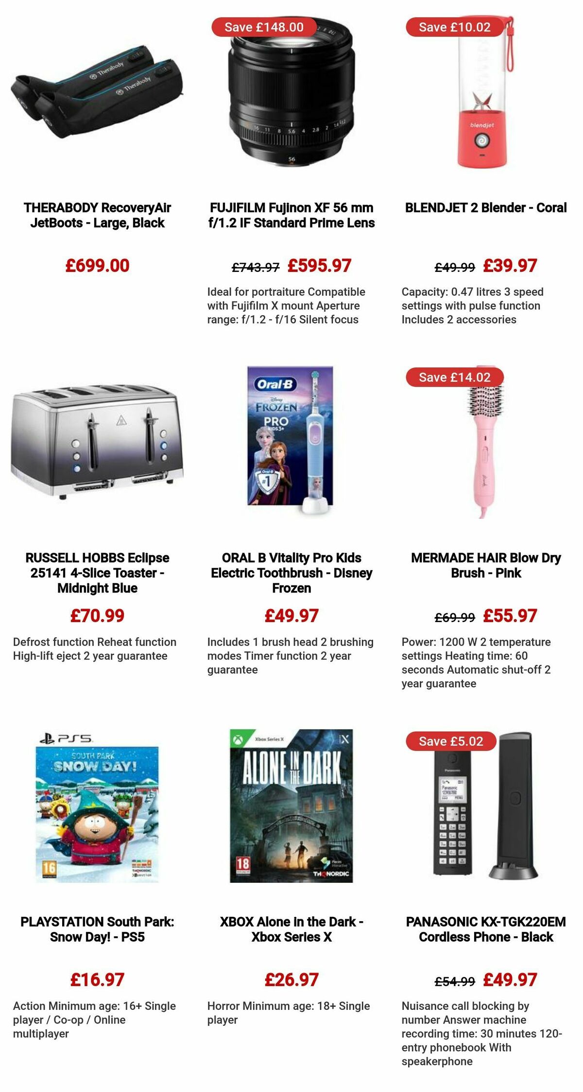 Currys Offers from 23 September